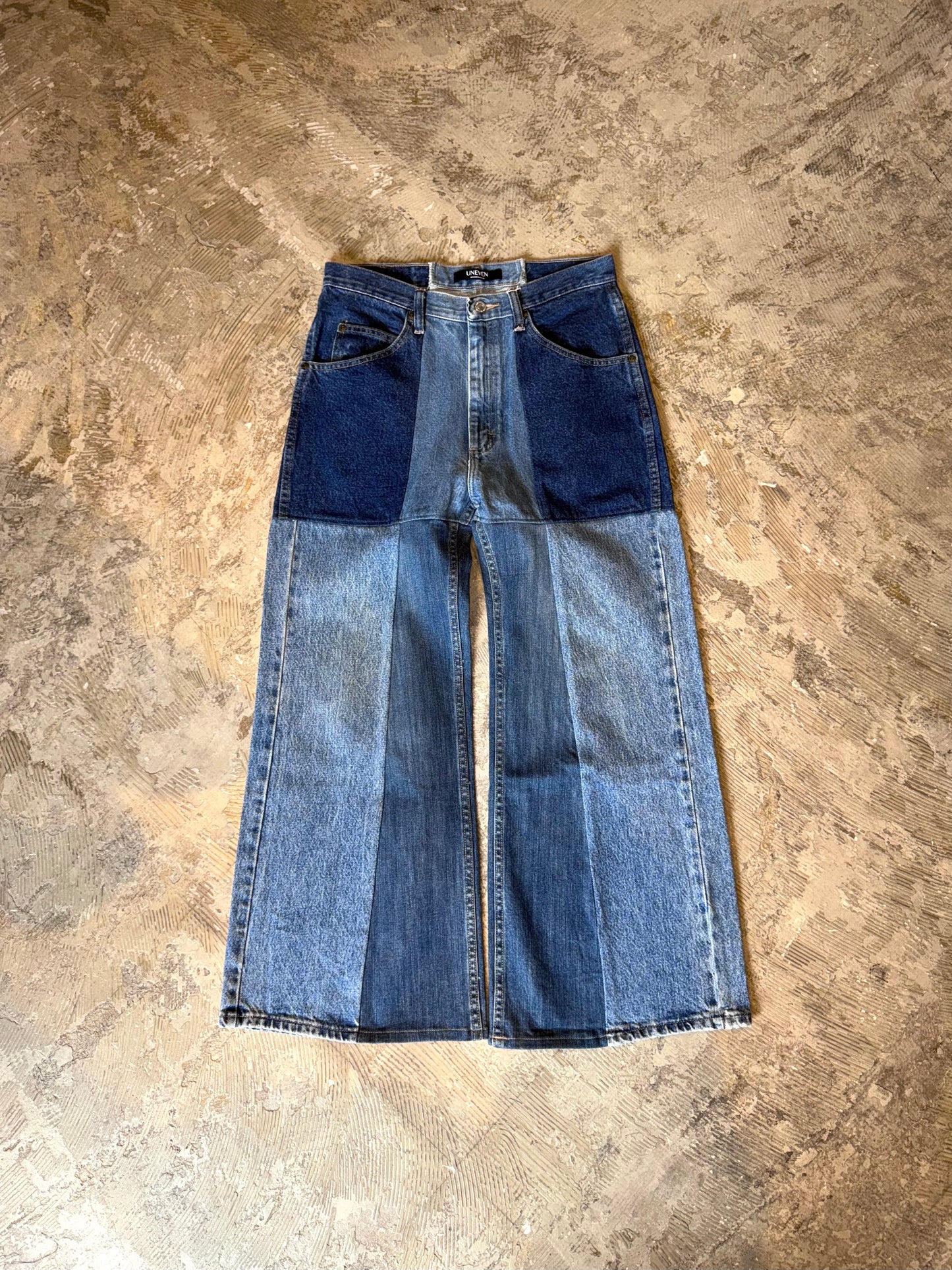 RE-004-02/4panel docking denim【E】