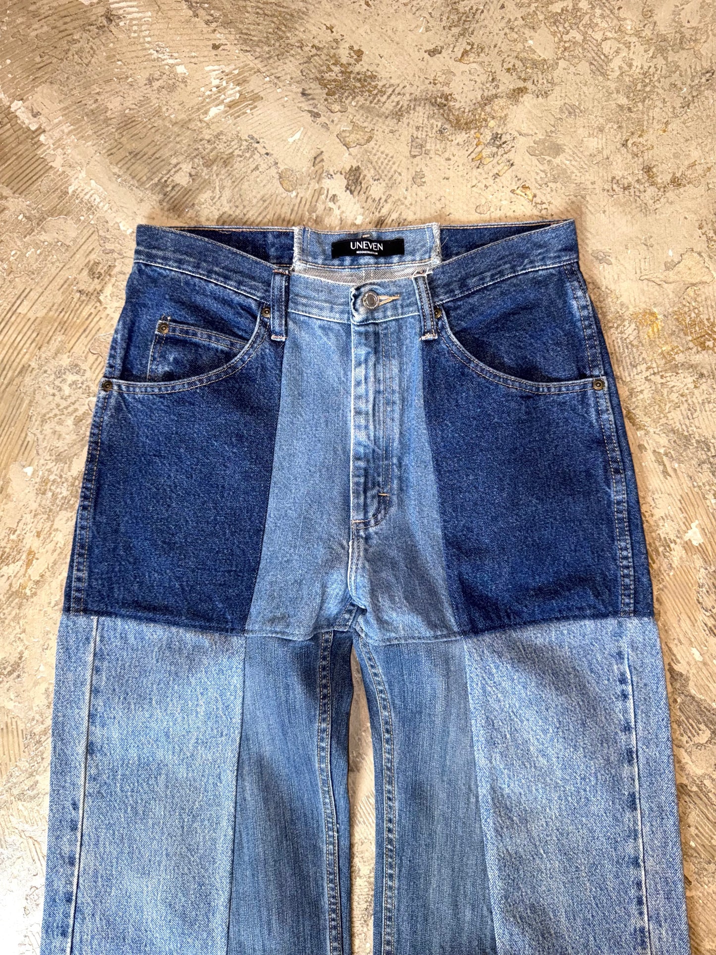RE-004-02/4panel docking denim【E】
