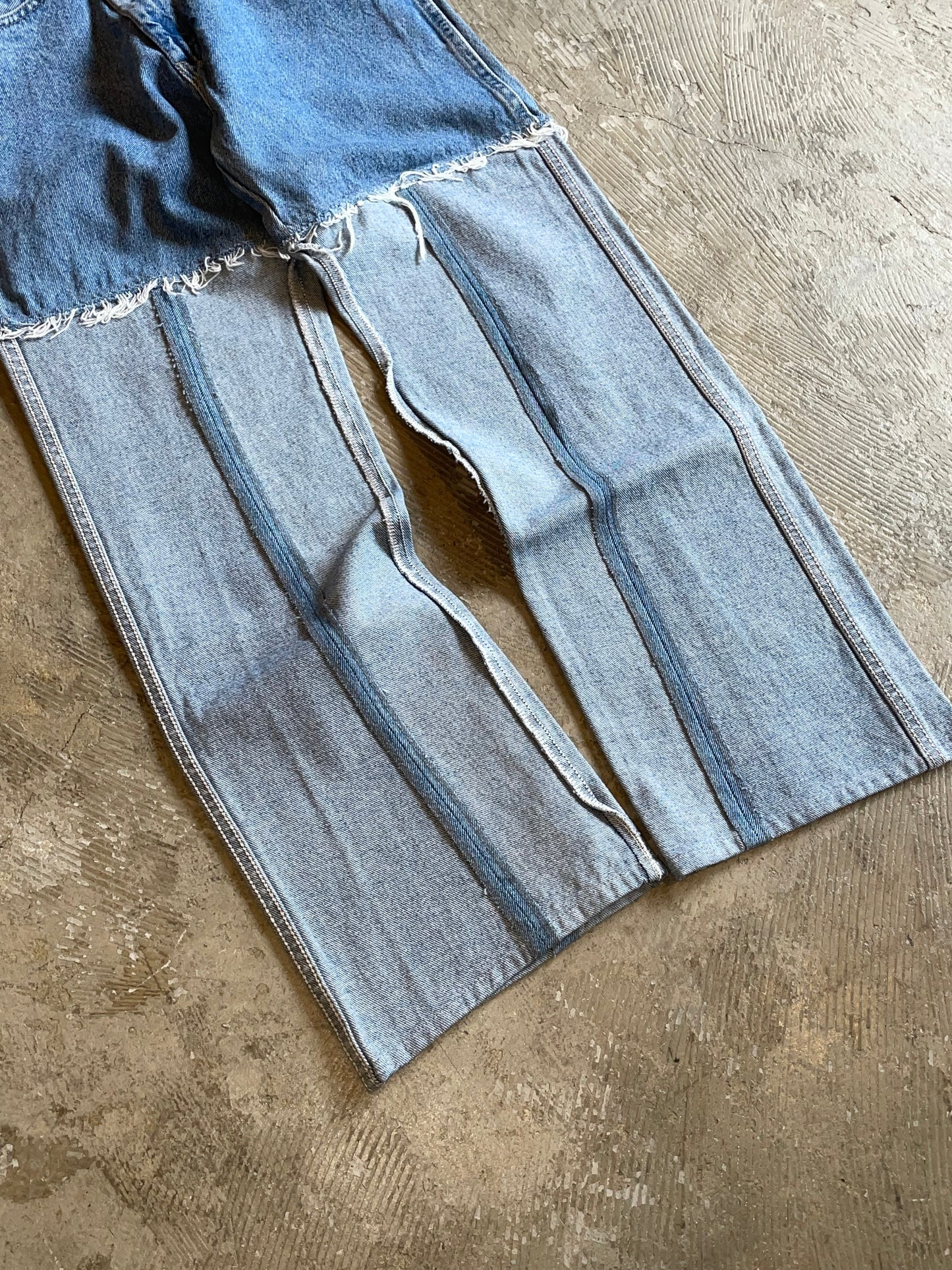 RE-013-04 / inside out straight denim【H】