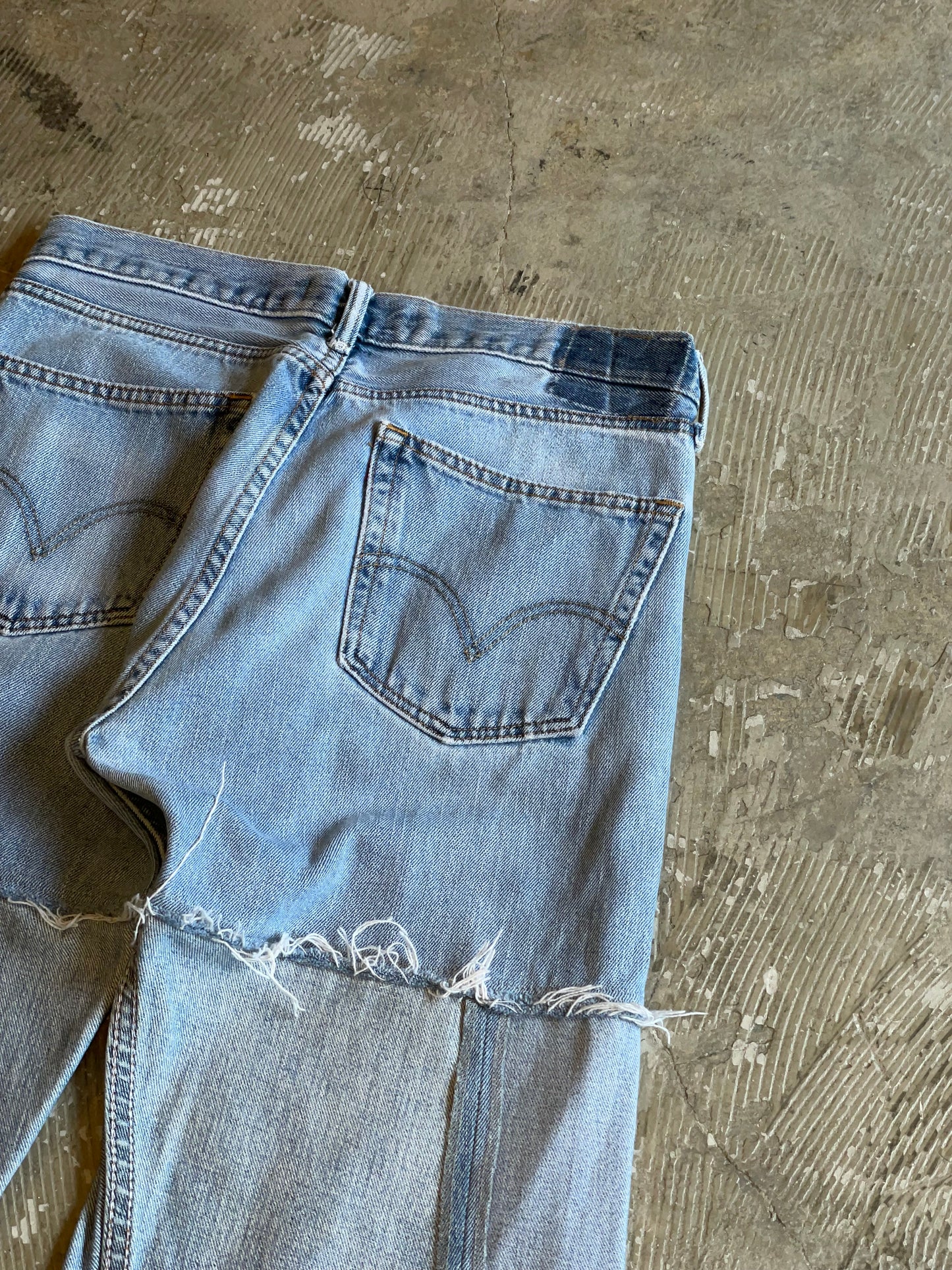 RE-013-04 / inside out straight denim【I】