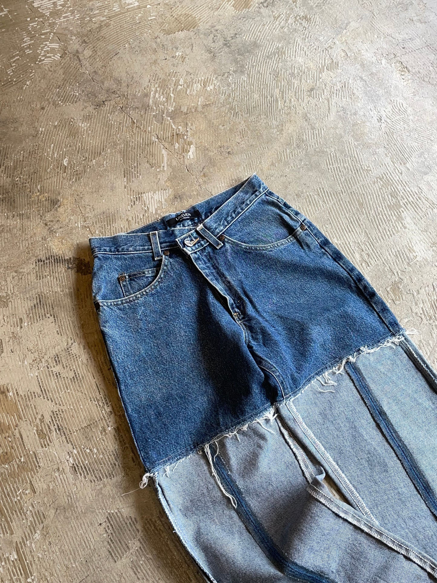 RE-013-04 / inside out straight denim【E】