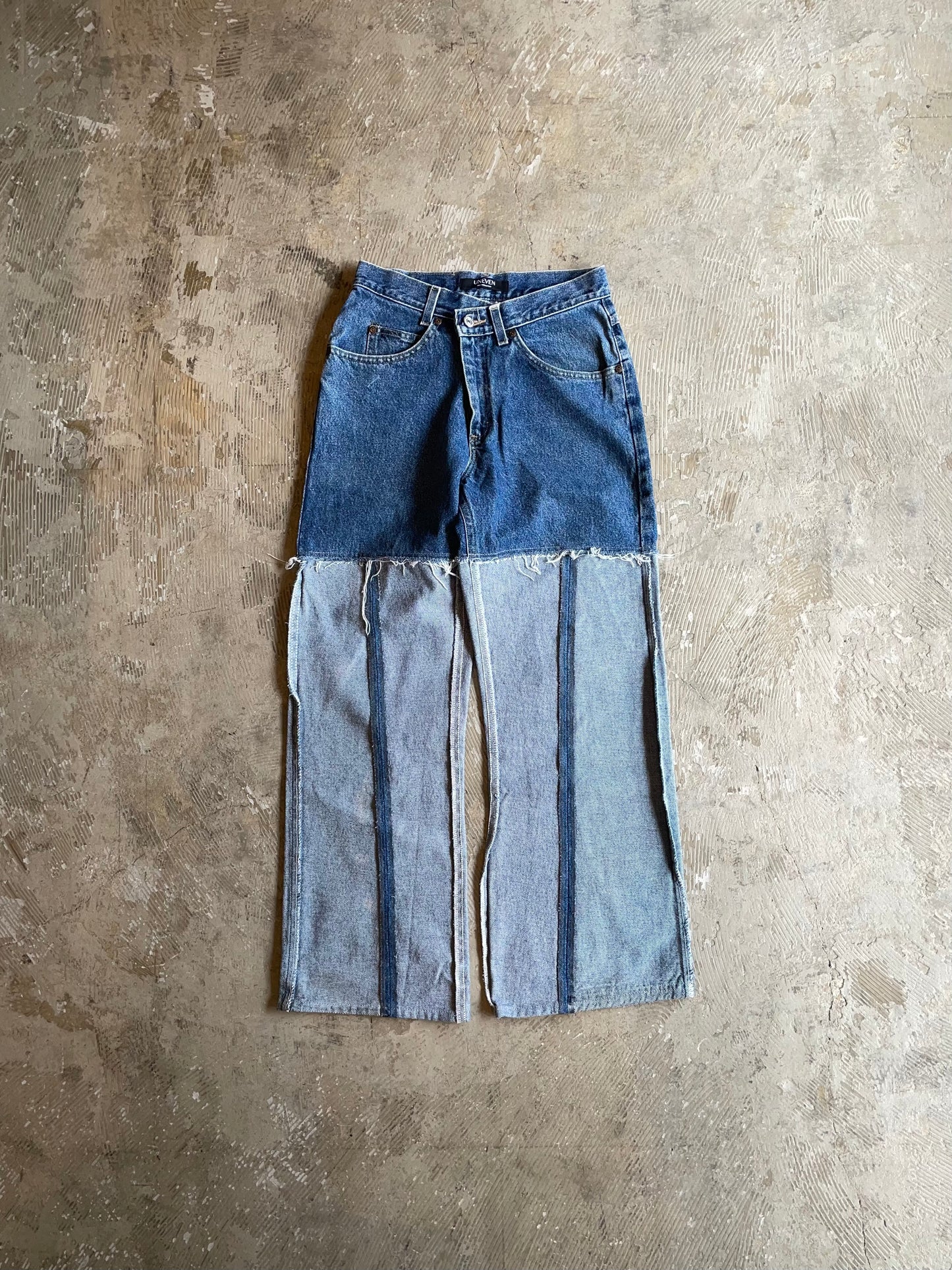 RE-013-04 / inside out straight denim【E】