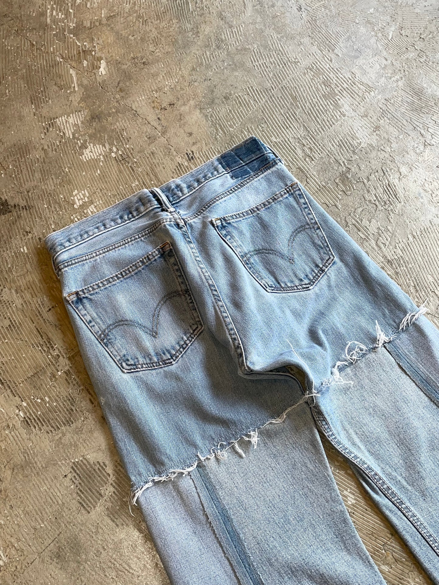 RE-013-04 / inside out straight denim【I】