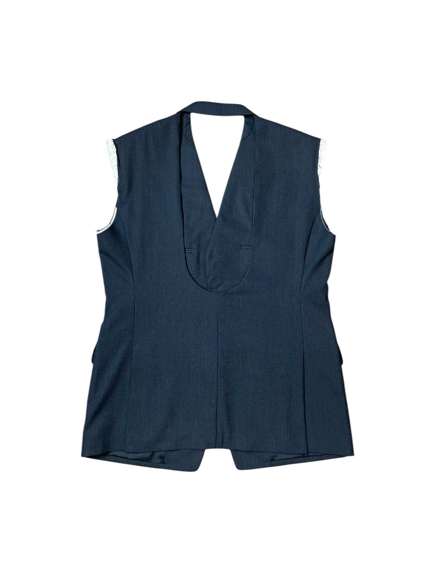 RE-012/open back vest【C】