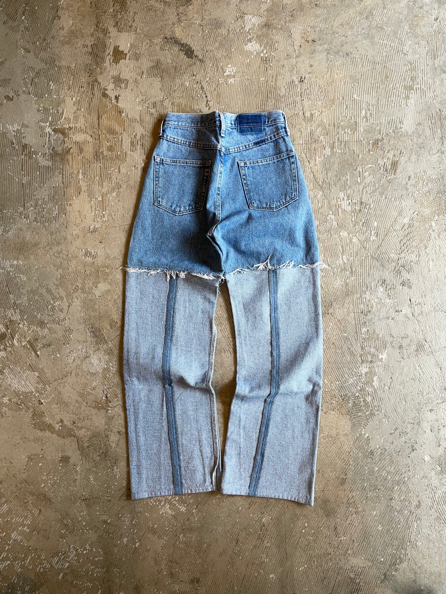RE-013-04 / inside out straight denim【H】