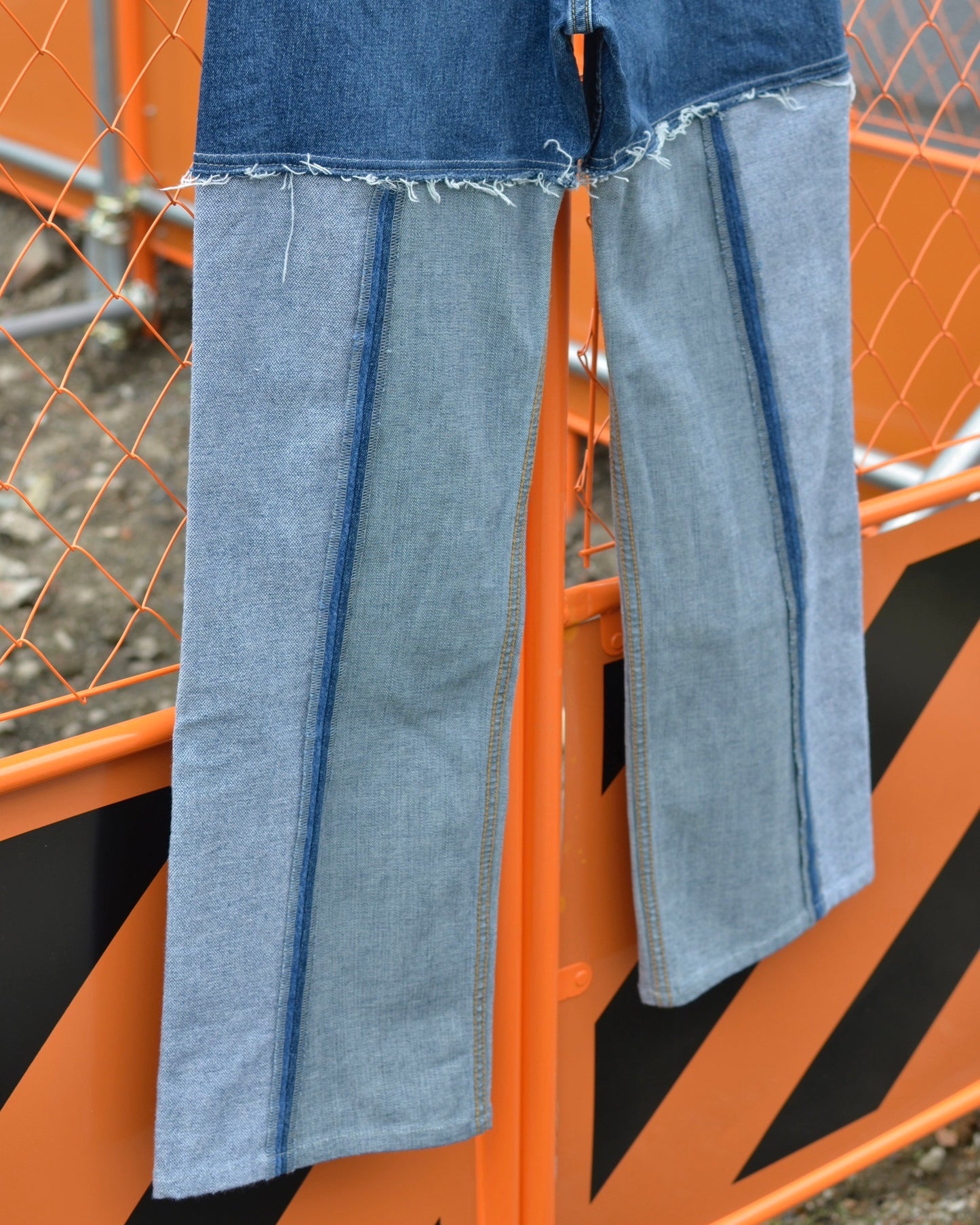 Inside out straight denim【A】