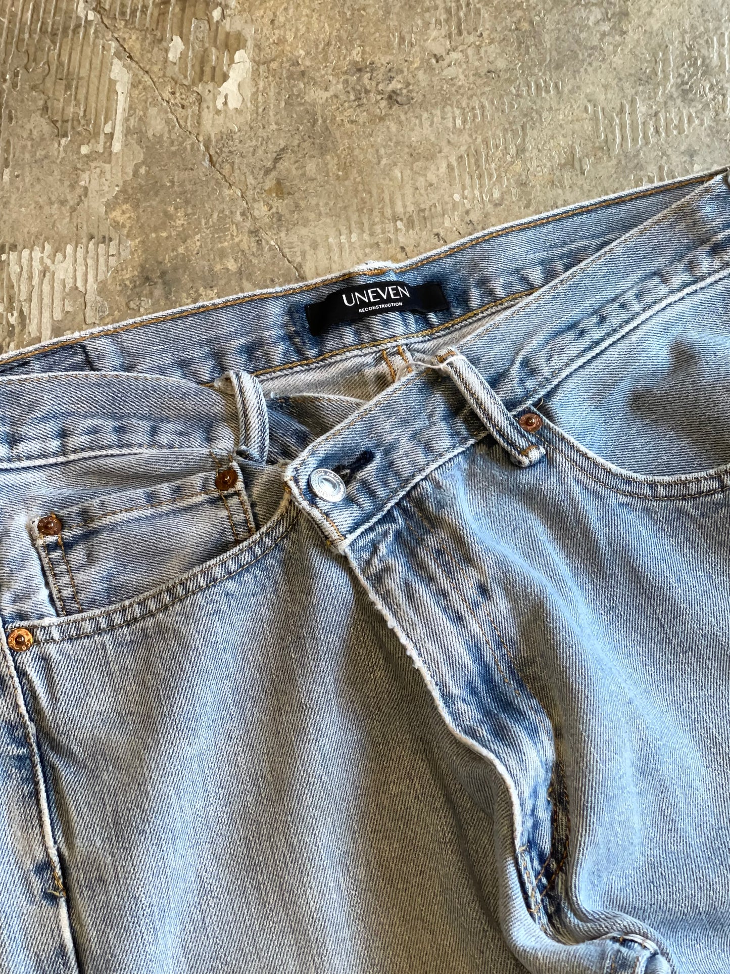 RE-013-04 / inside out straight denim【I】