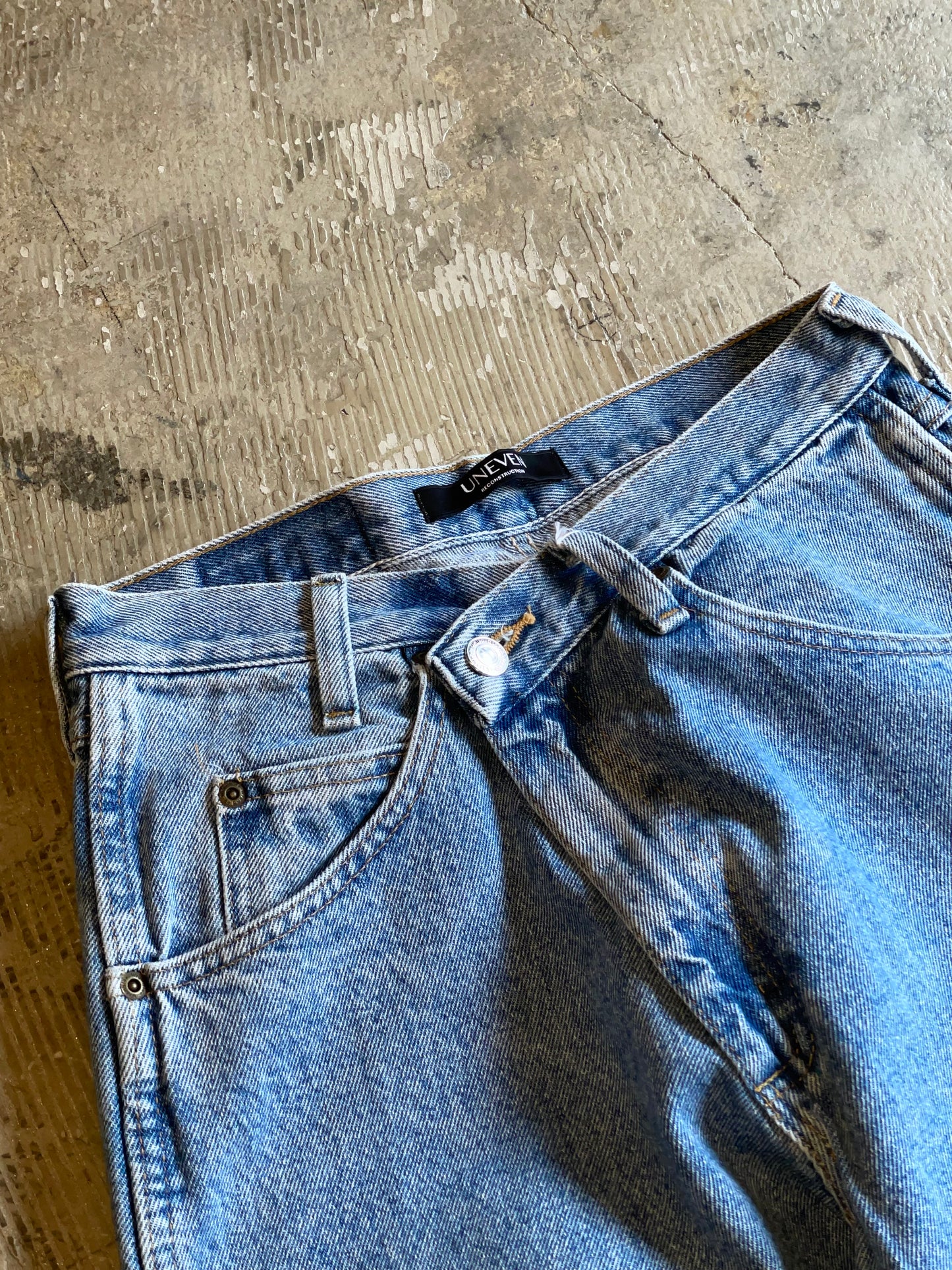 RE-013-04 / inside out straight denim【H】