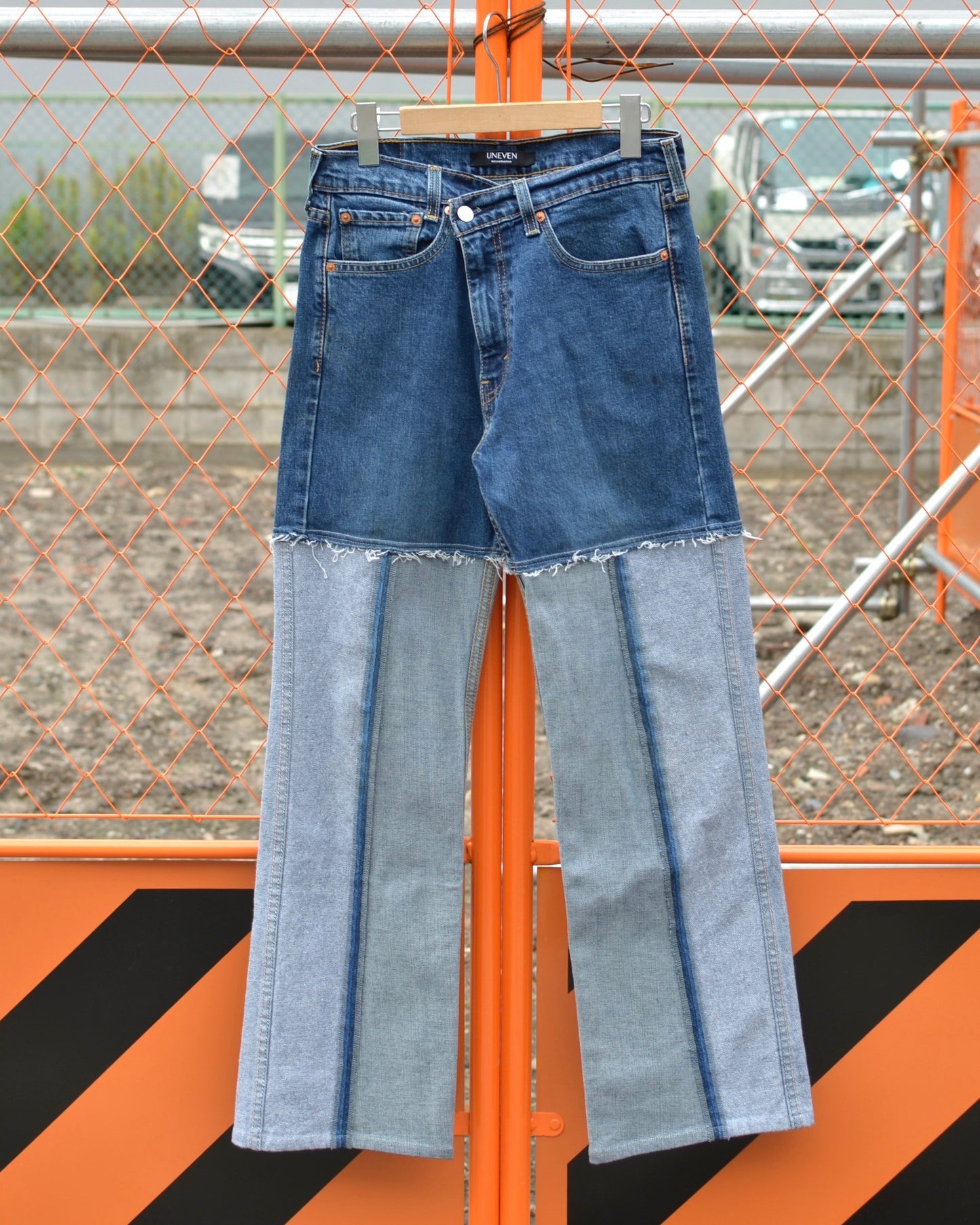 Inside out straight denim【A】