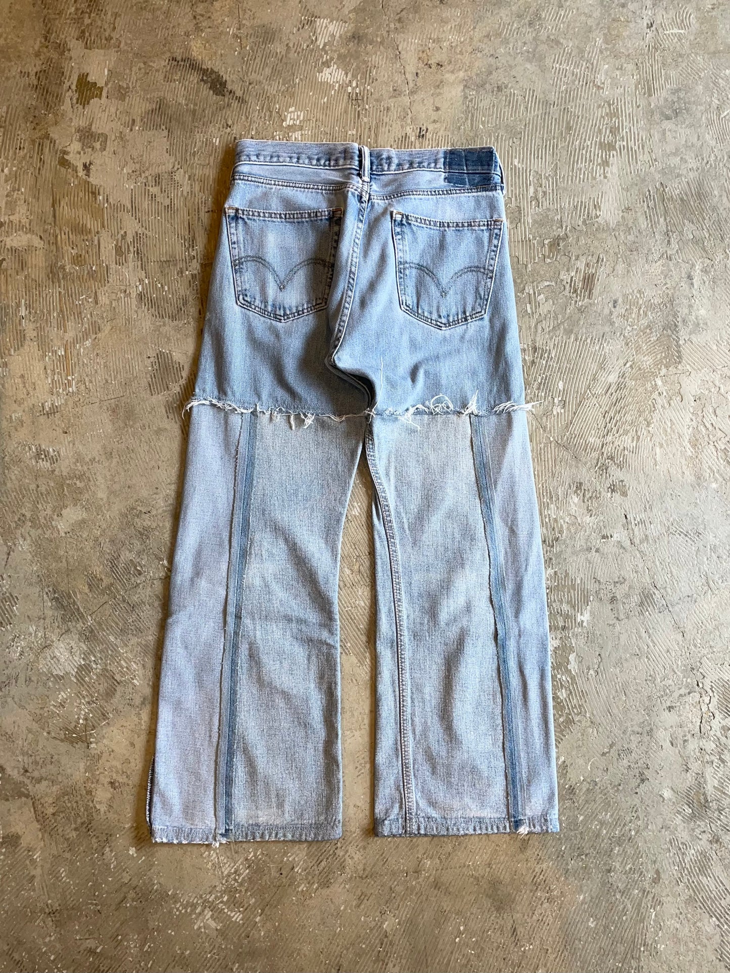 RE-013-04 / inside out straight denim【I】