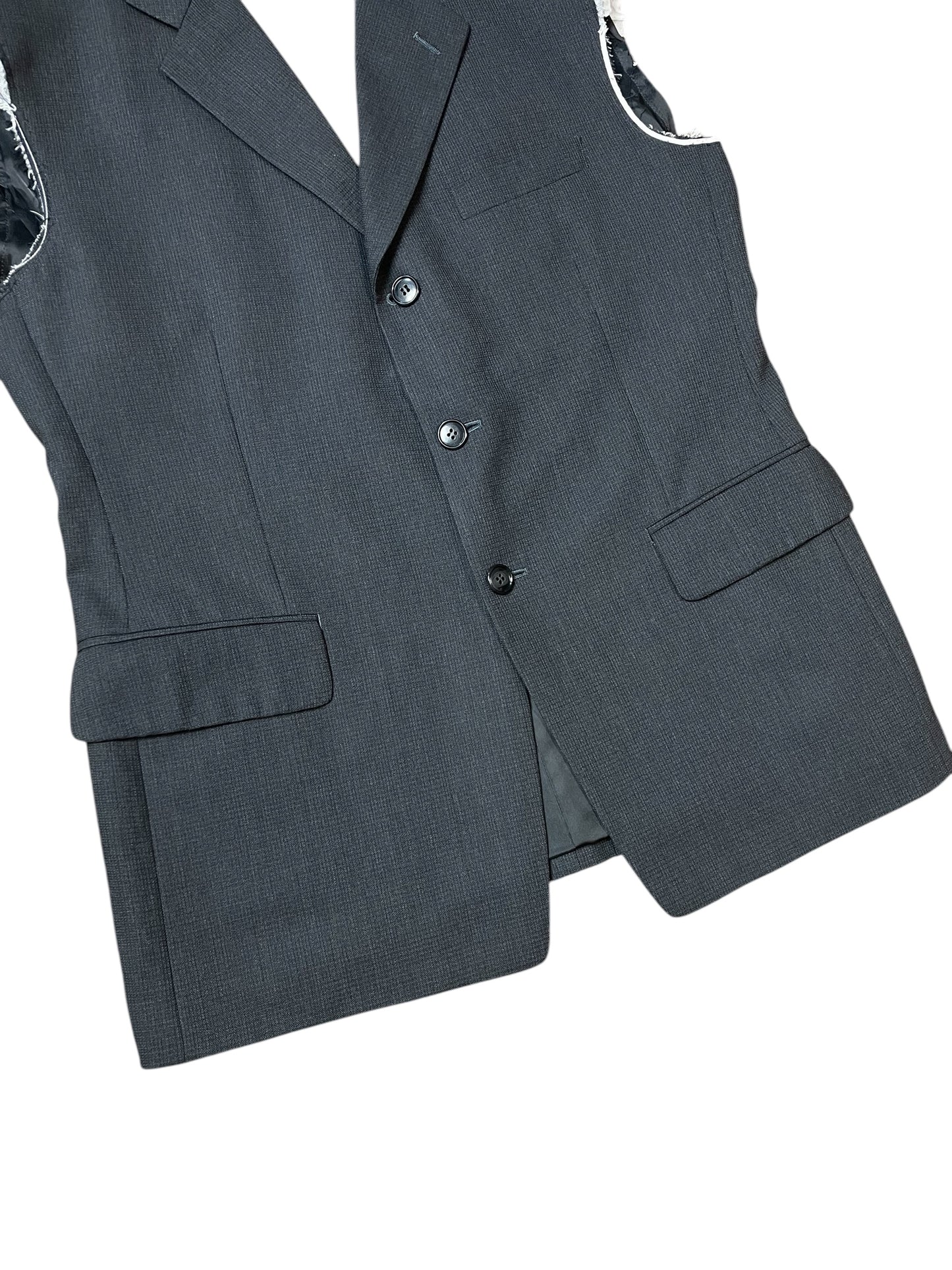 RE-012/open back vest【C】