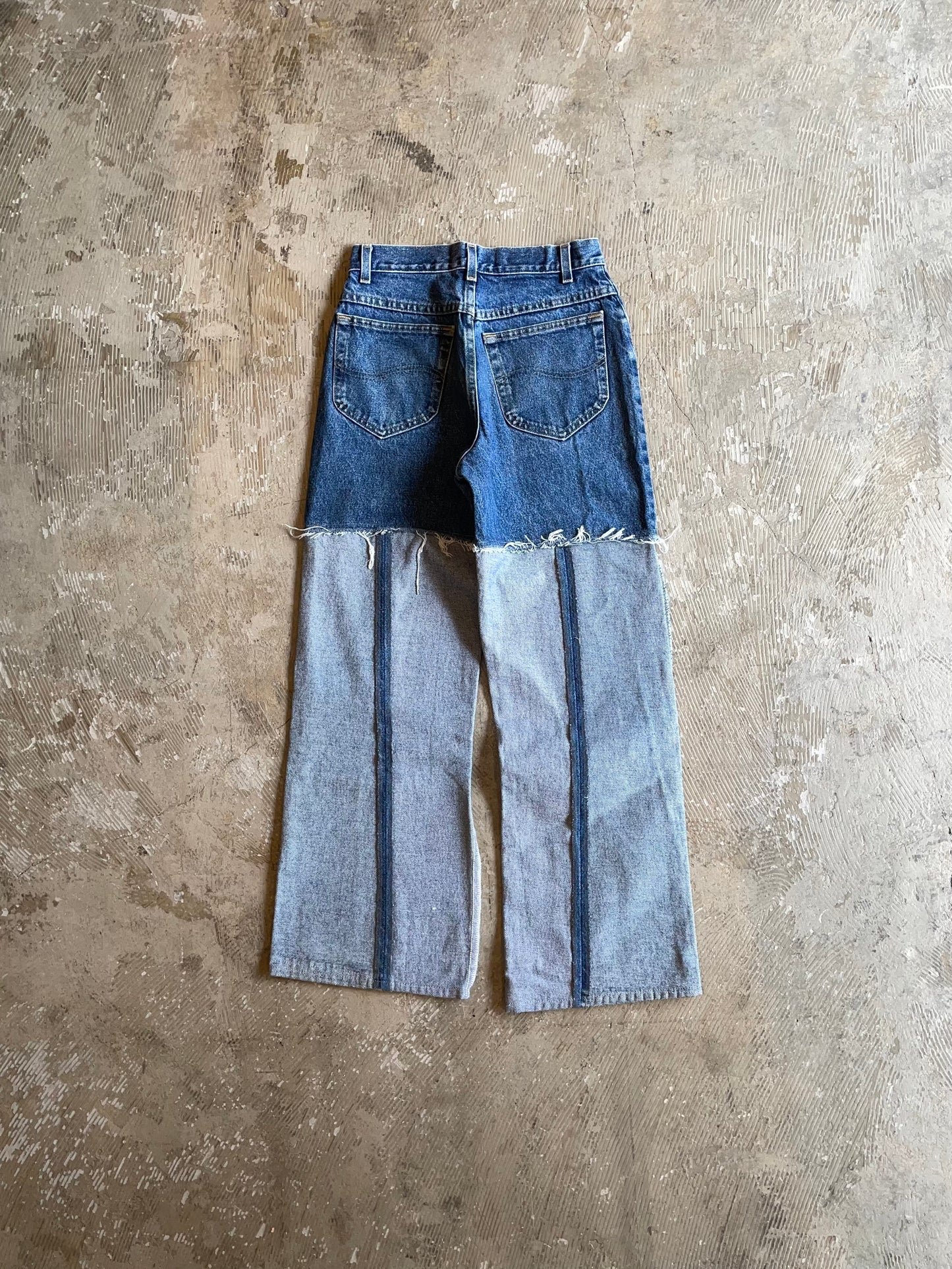 RE-013-04 / inside out straight denim【E】