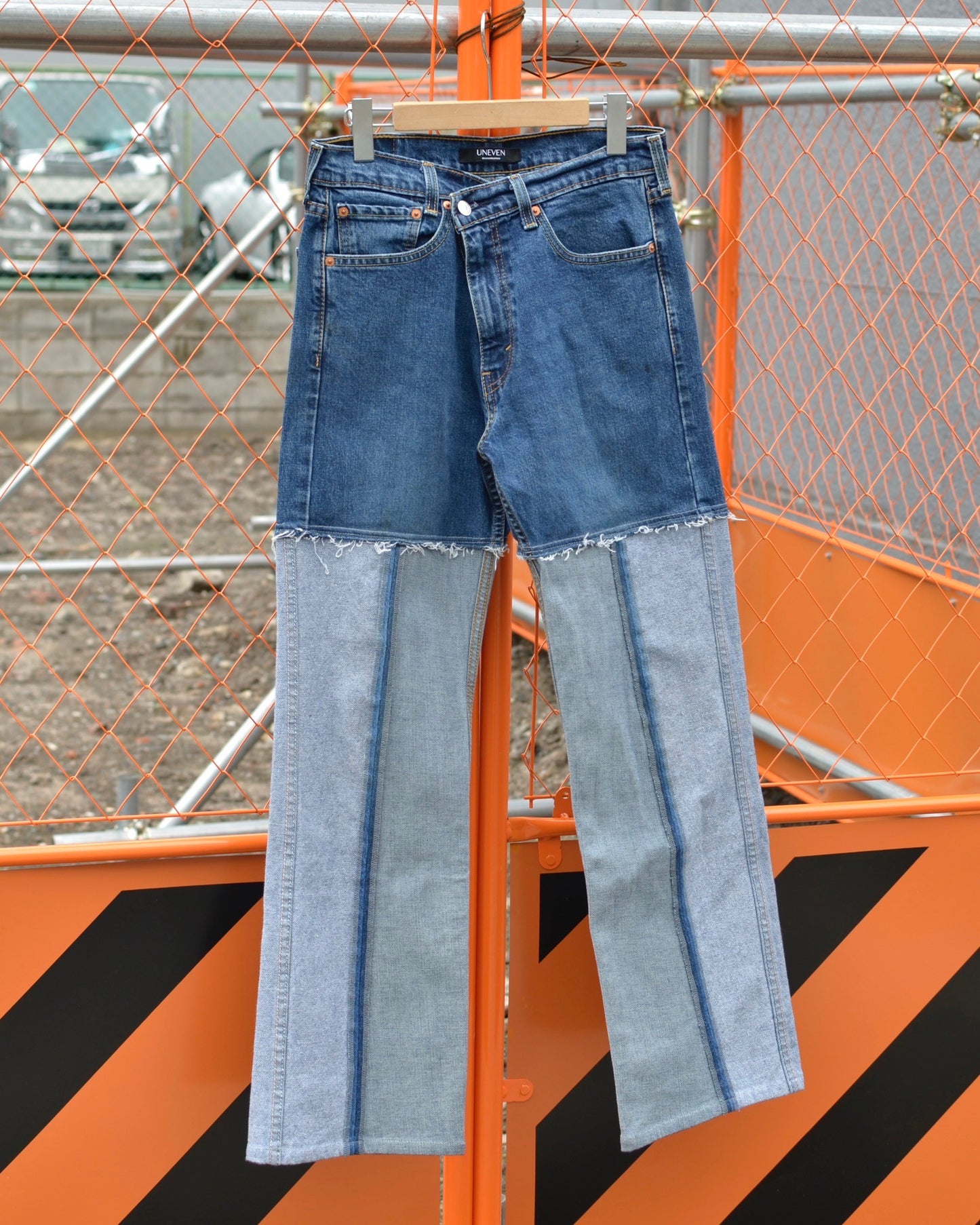 Inside out straight denim【A】