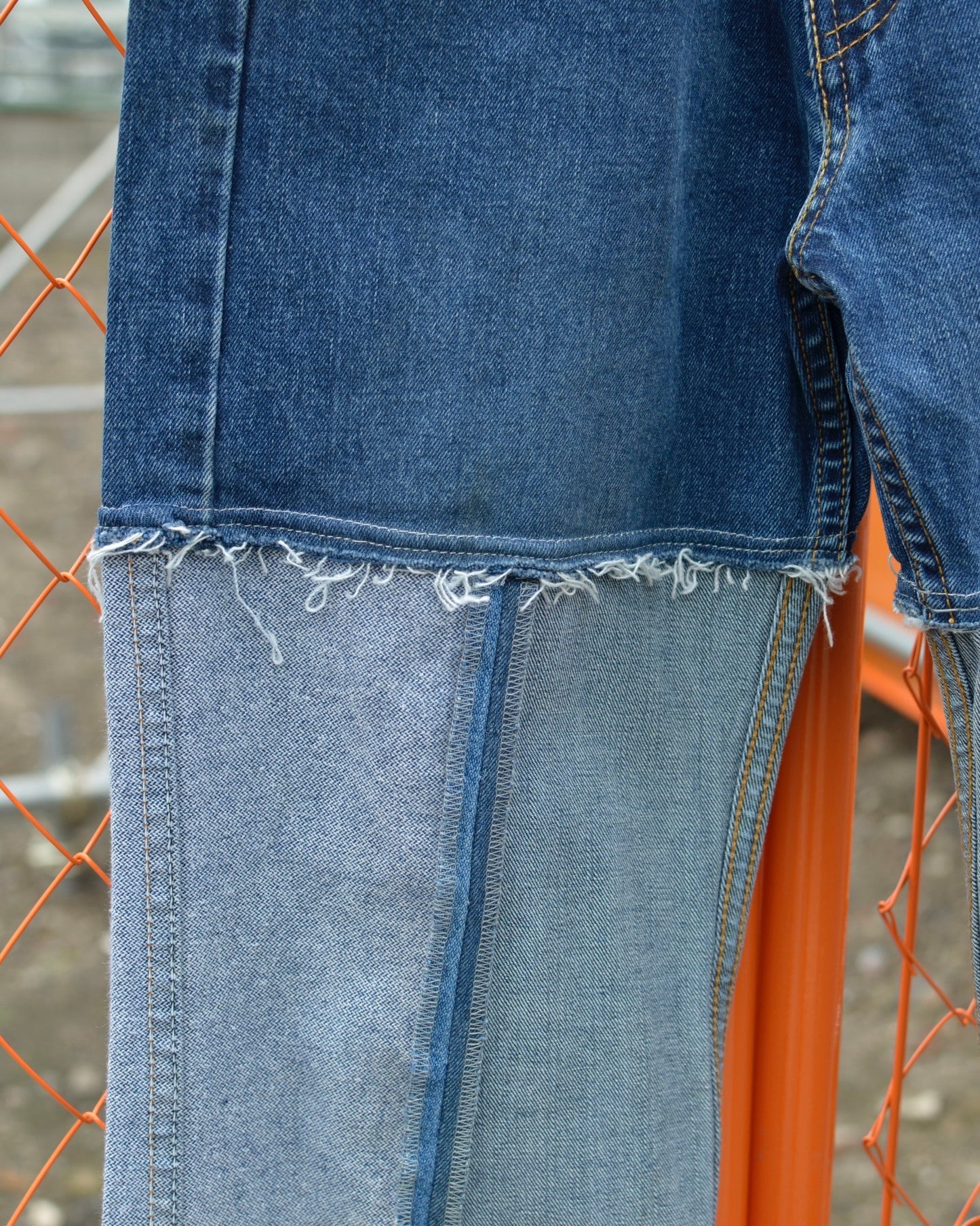 Inside out straight denim【A】