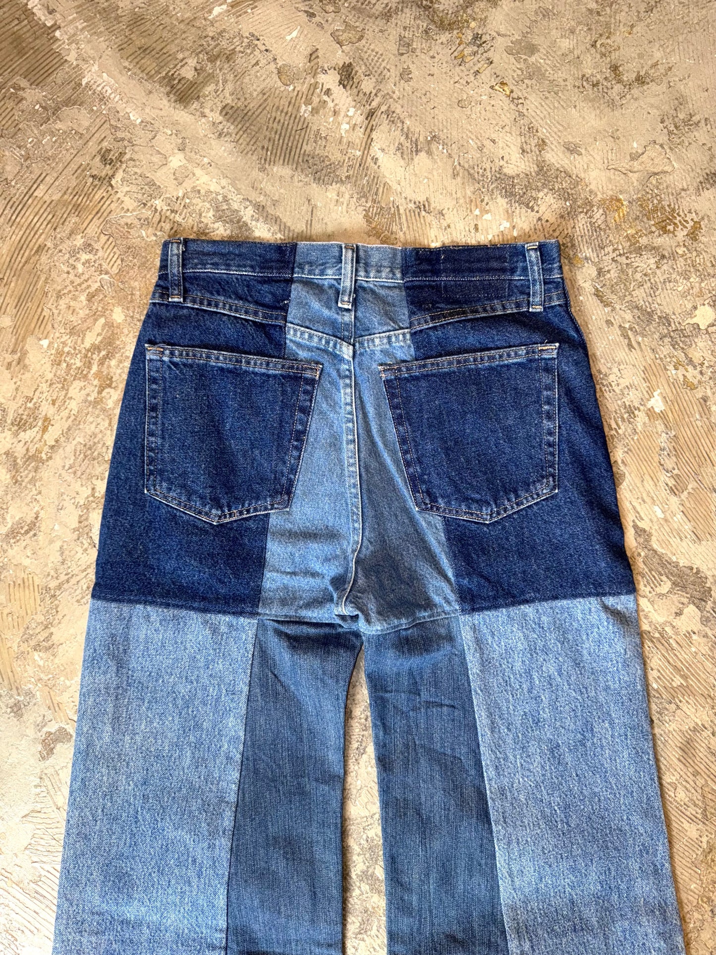 RE-004-02/4panel docking denim【E】