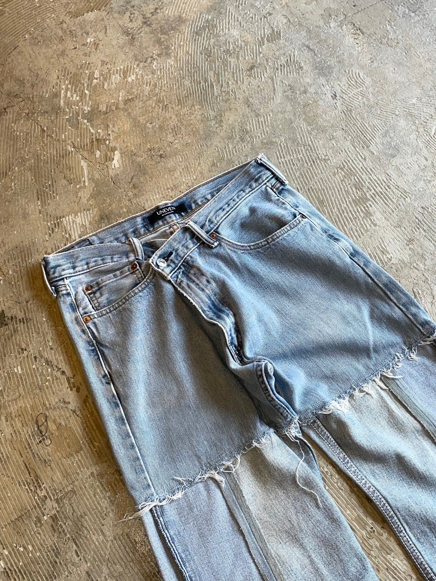 RE-013-04 / inside out straight denim【I】