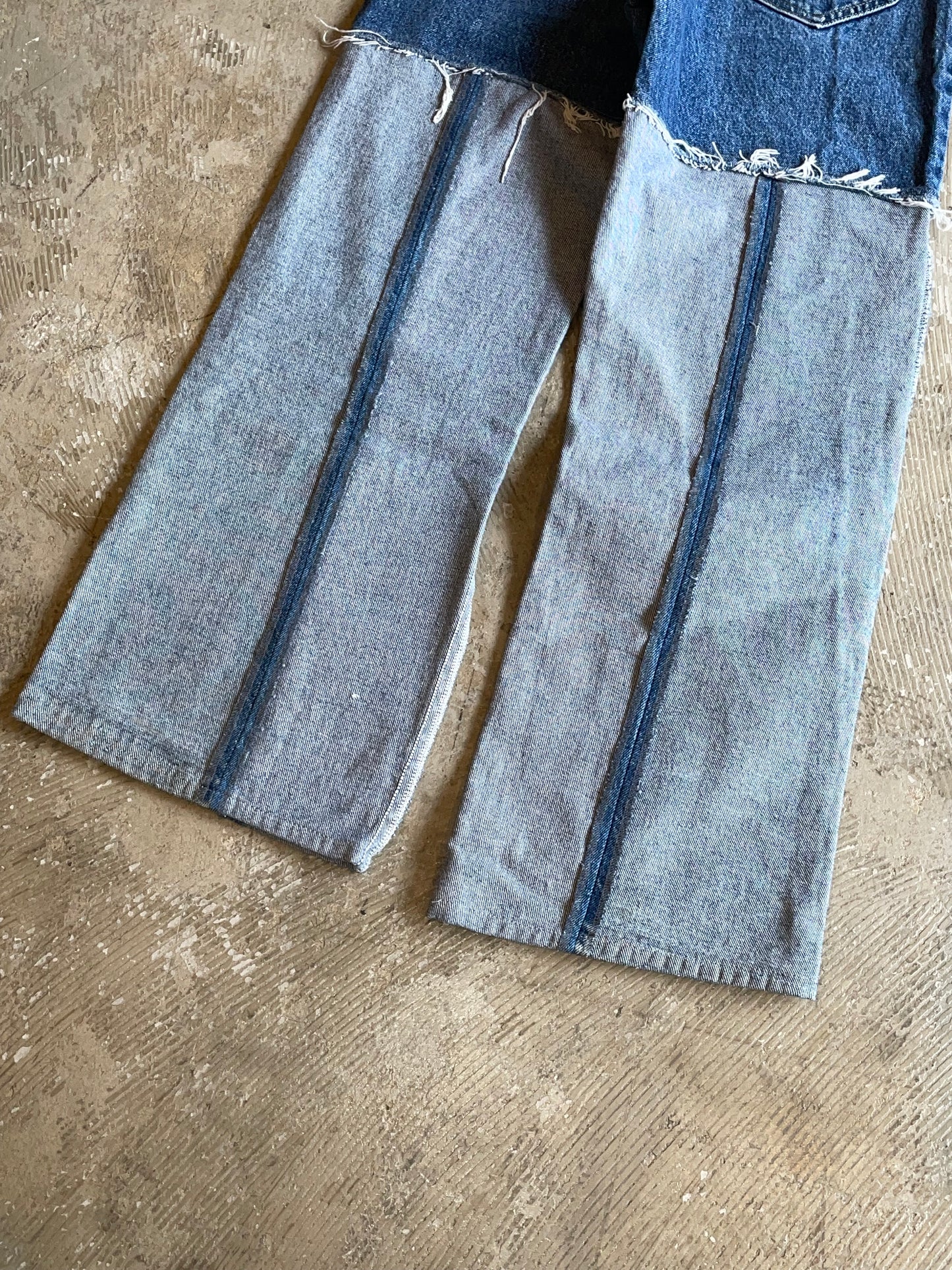RE-013-04 / inside out straight denim【E】