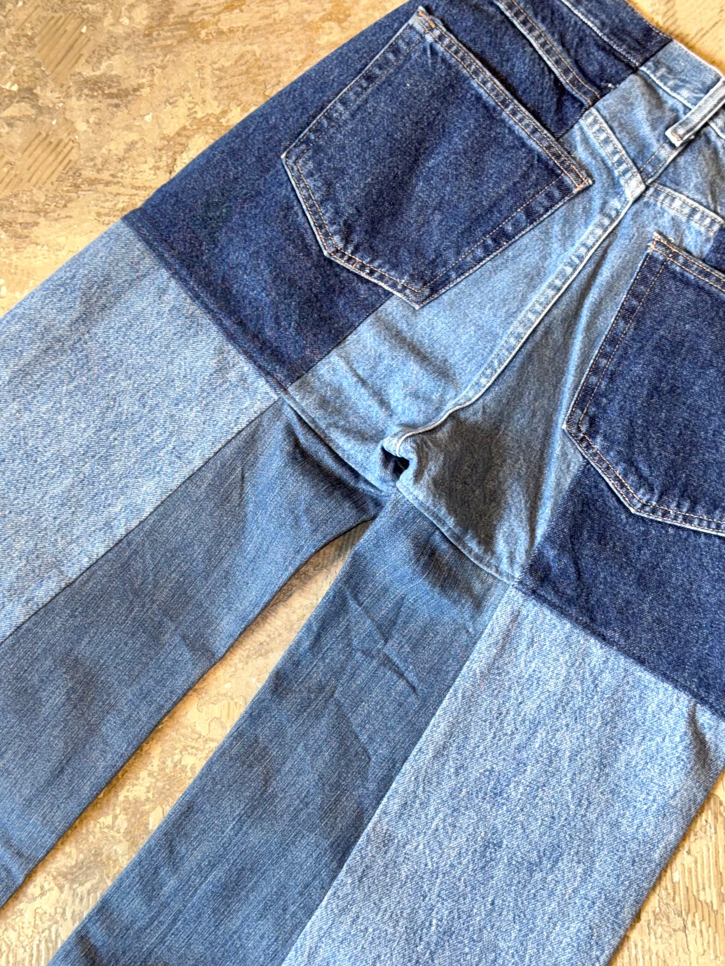 RE-004-02/4panel docking denim【E】