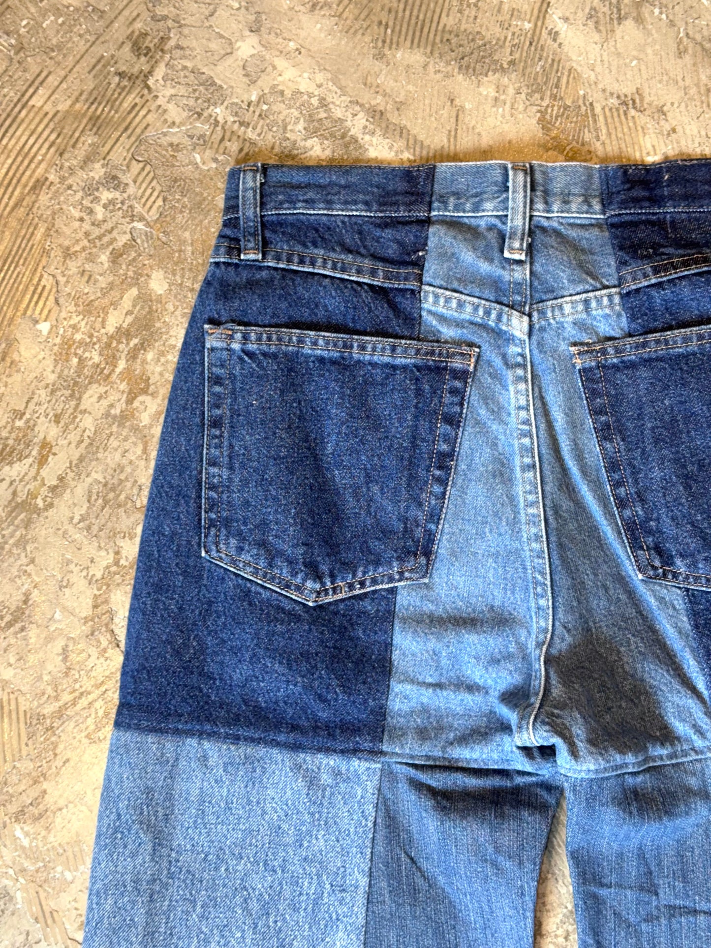 RE-004-02/4panel docking denim【E】