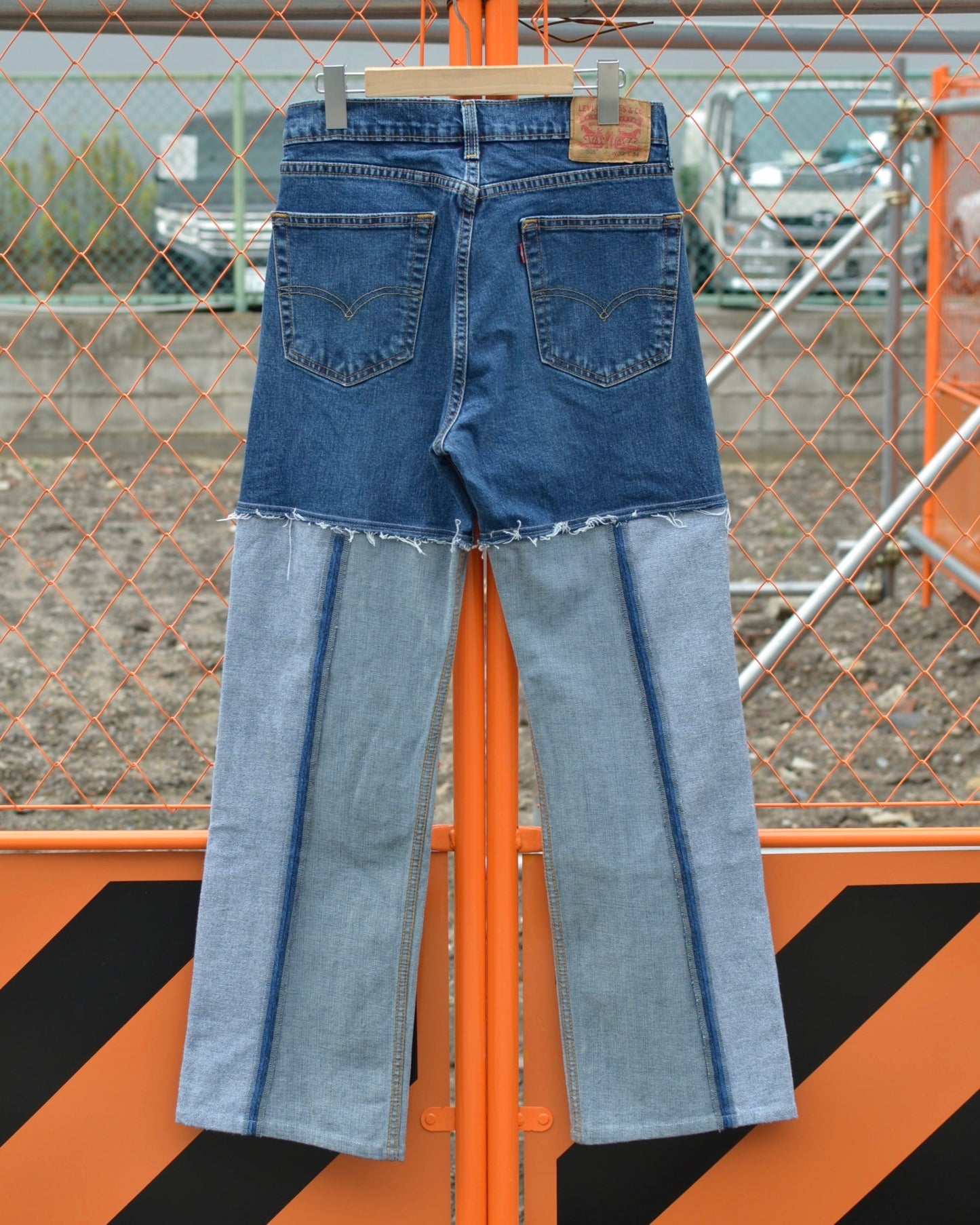 Inside out straight denim【A】