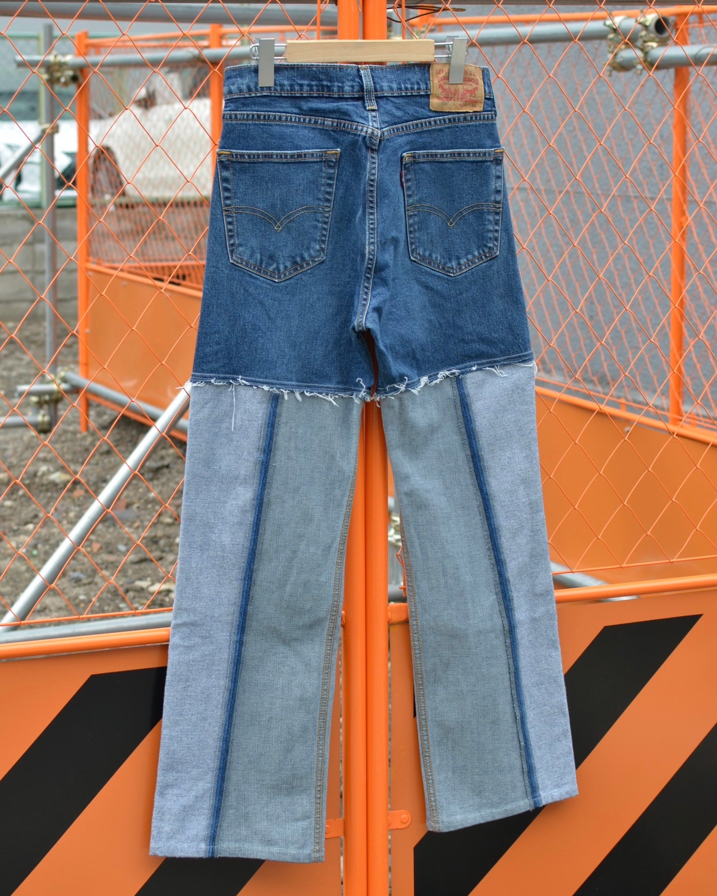 Inside out straight denim【A】