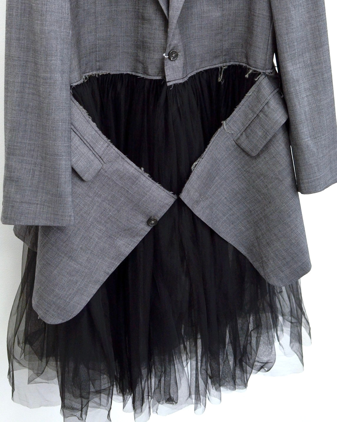 RE-009/tulle layered jacket【C】