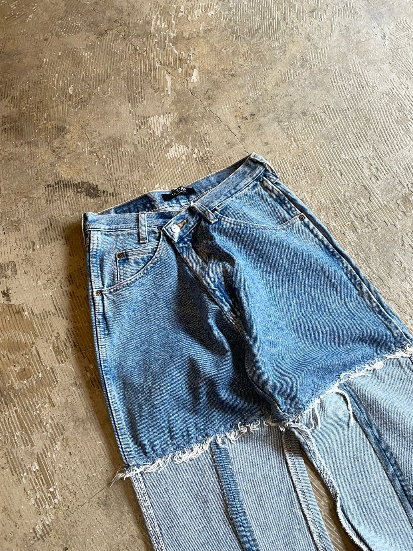RE-013-04 / inside out straight denim【H】