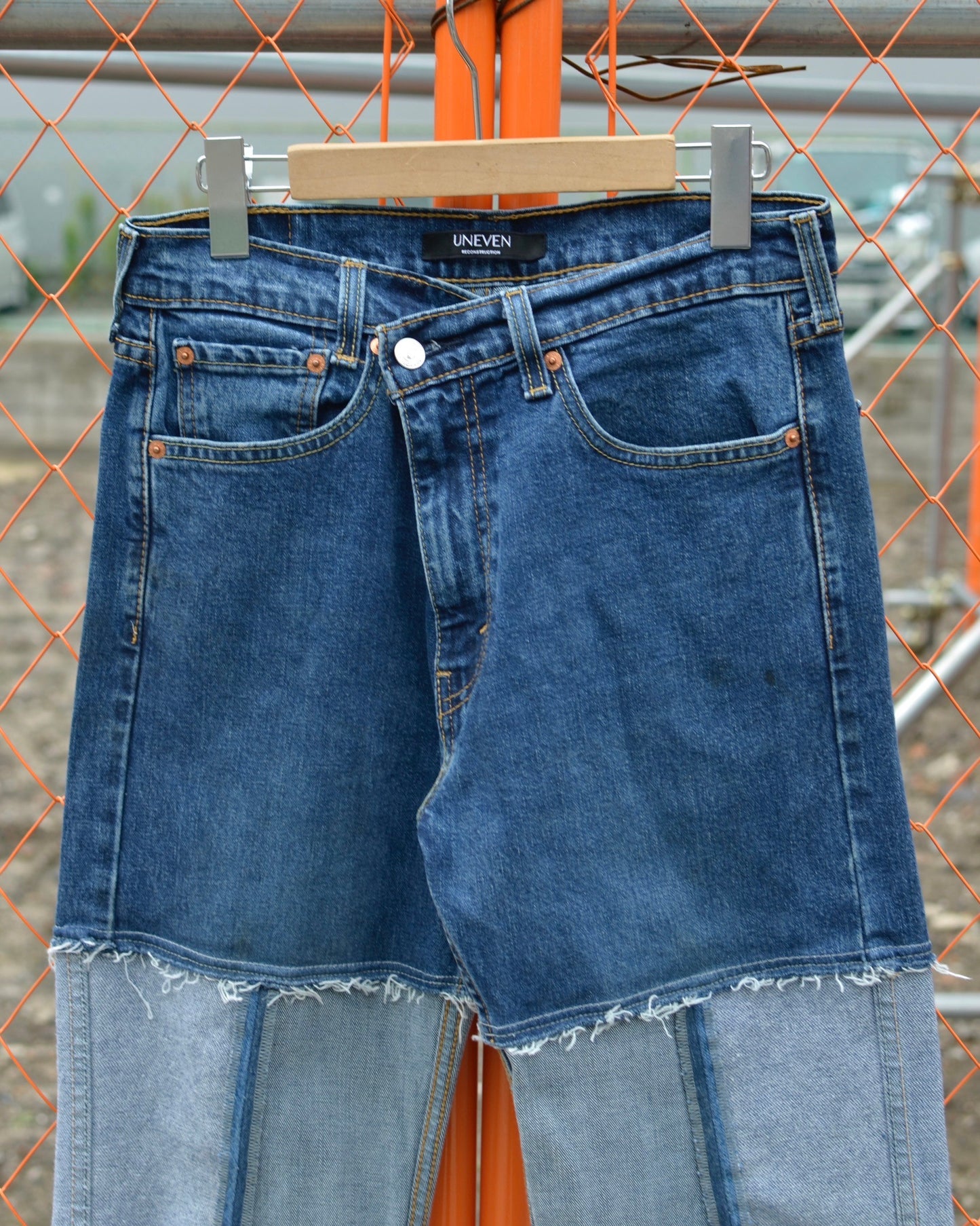 Inside out straight denim【A】