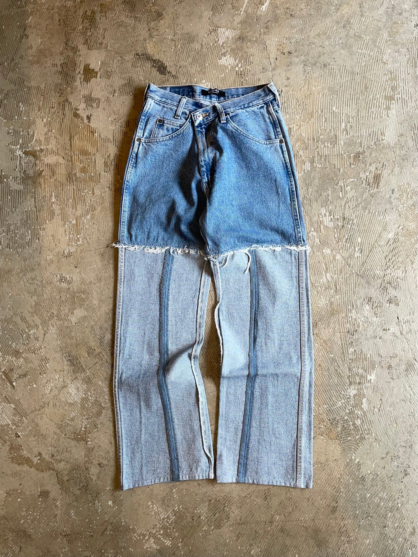 RE-013-04 / inside out straight denim【H】