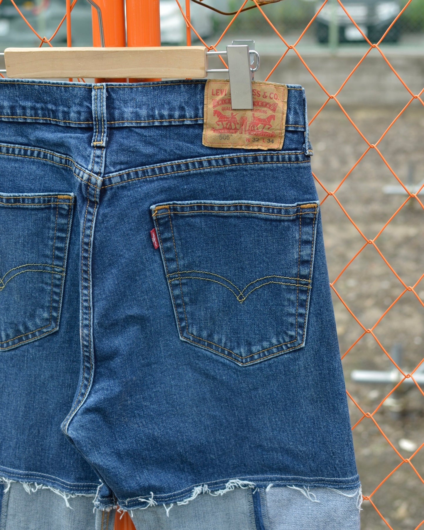 Inside out straight denim【A】