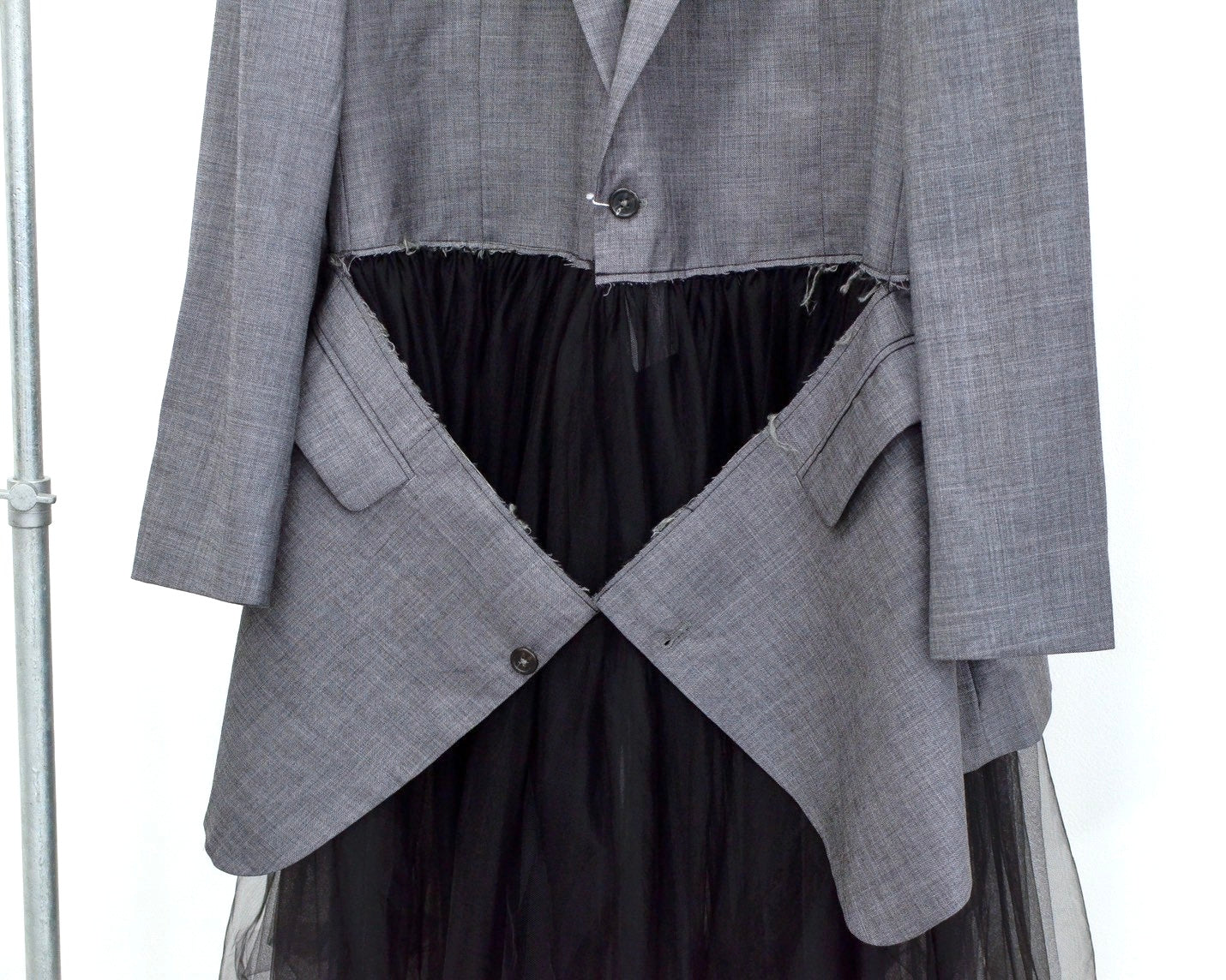 RE-009/tulle layered jacket【C】