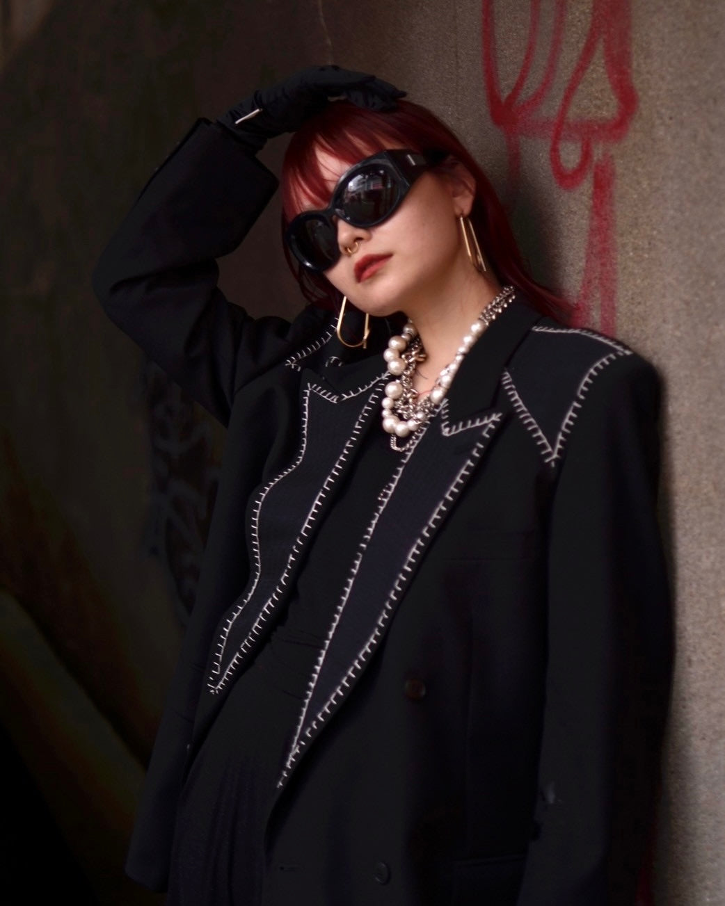 RE-001/hand stitch tailored jacket【B】