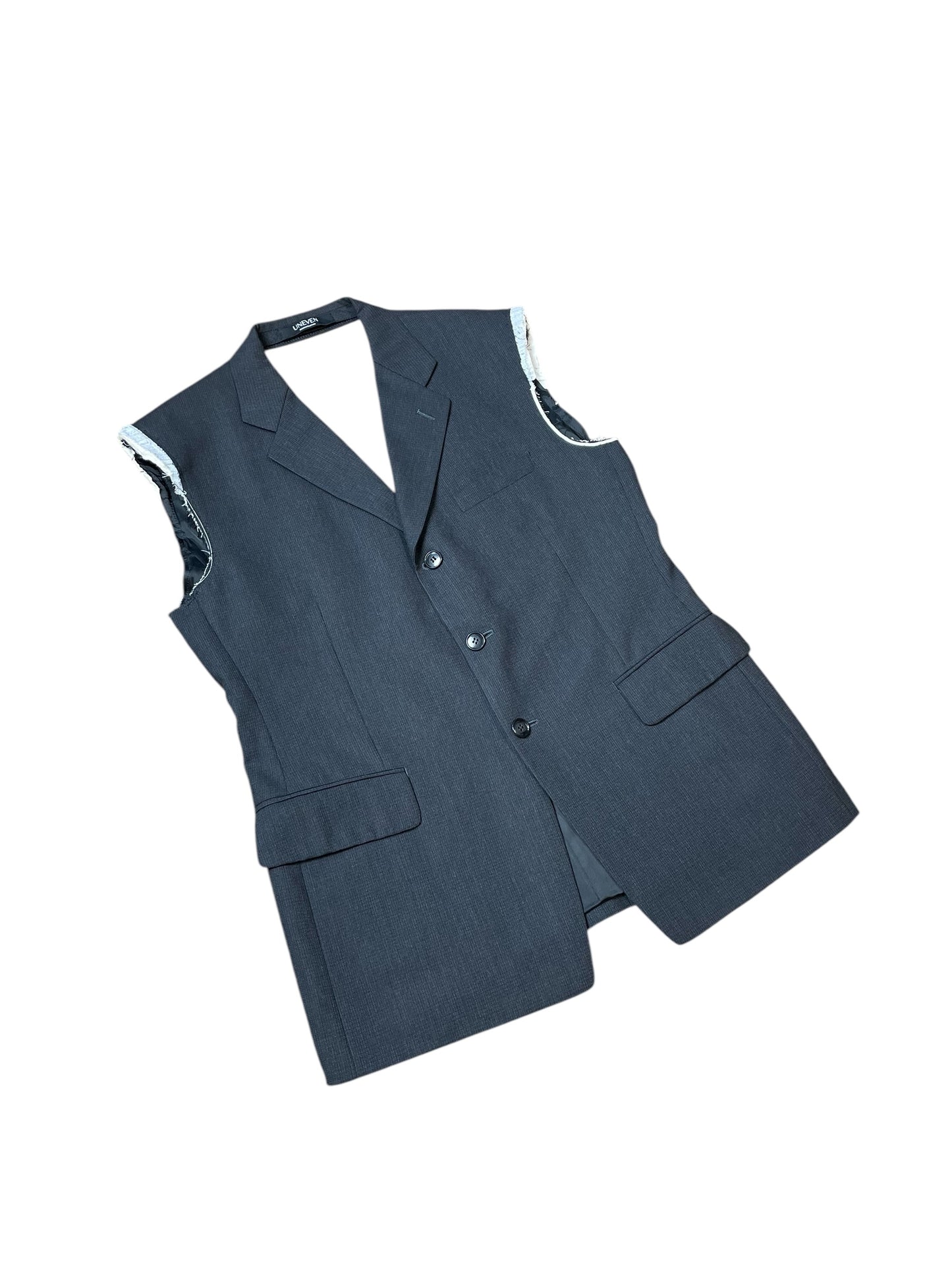 RE-012/open back vest【C】