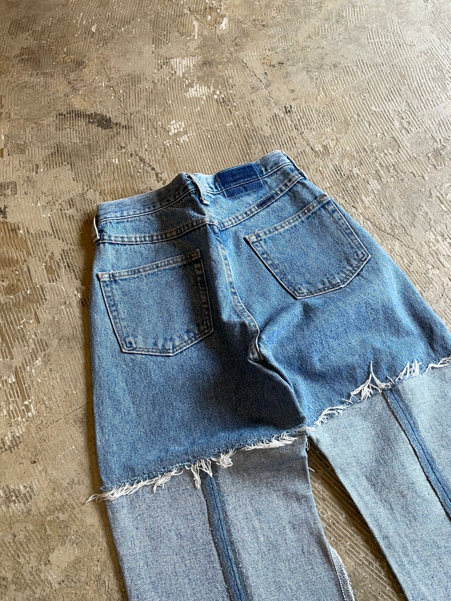 RE-013-04 / inside out straight denim【H】