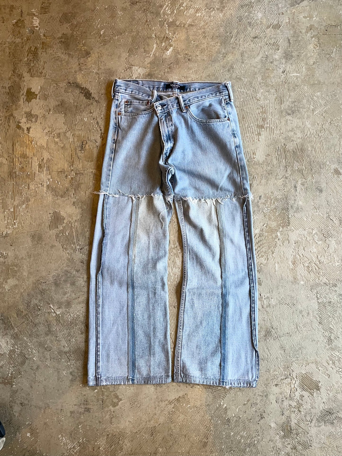 RE-013-04 / inside out straight denim【I】
