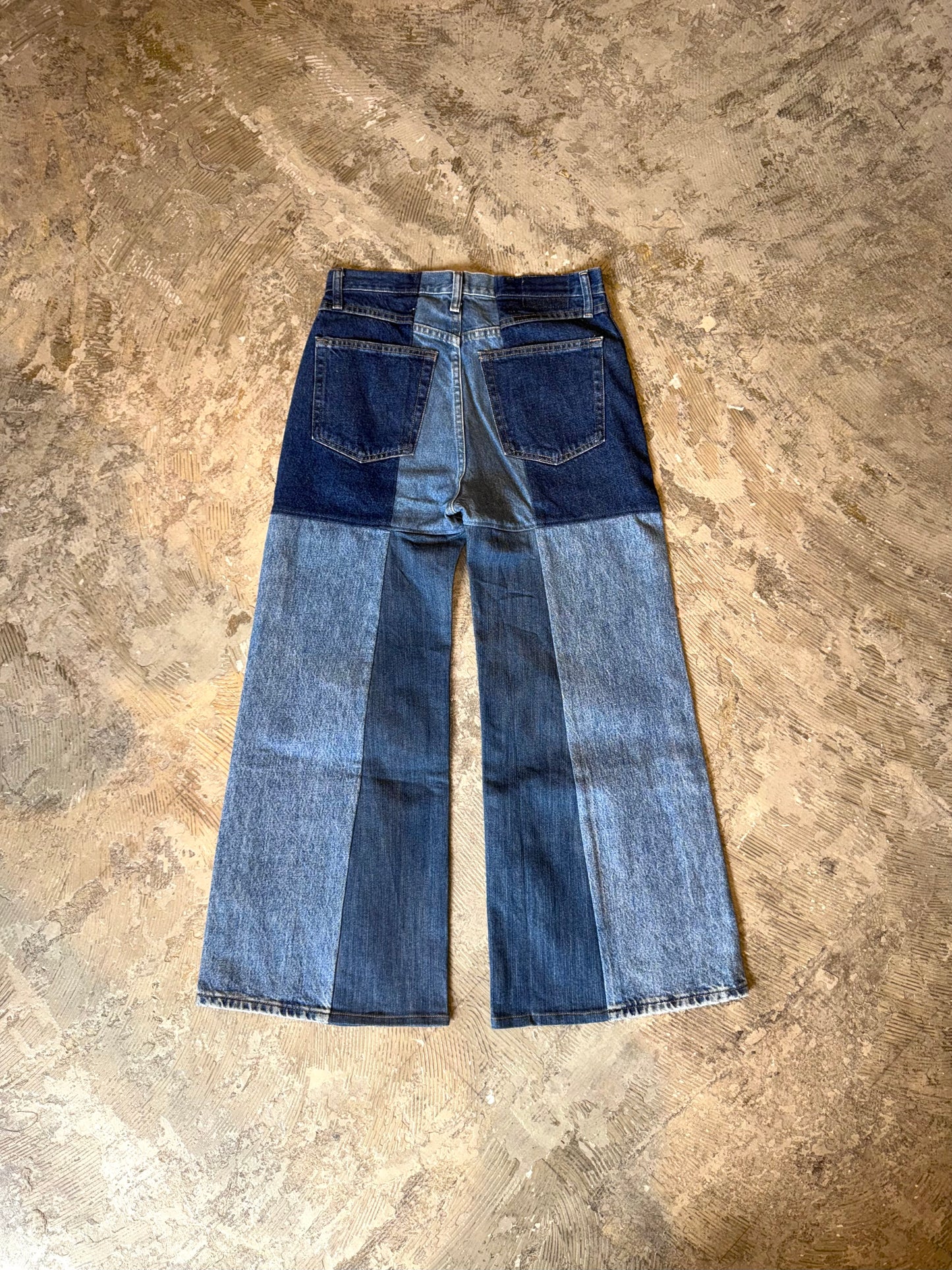 RE-004-02/4panel docking denim【E】