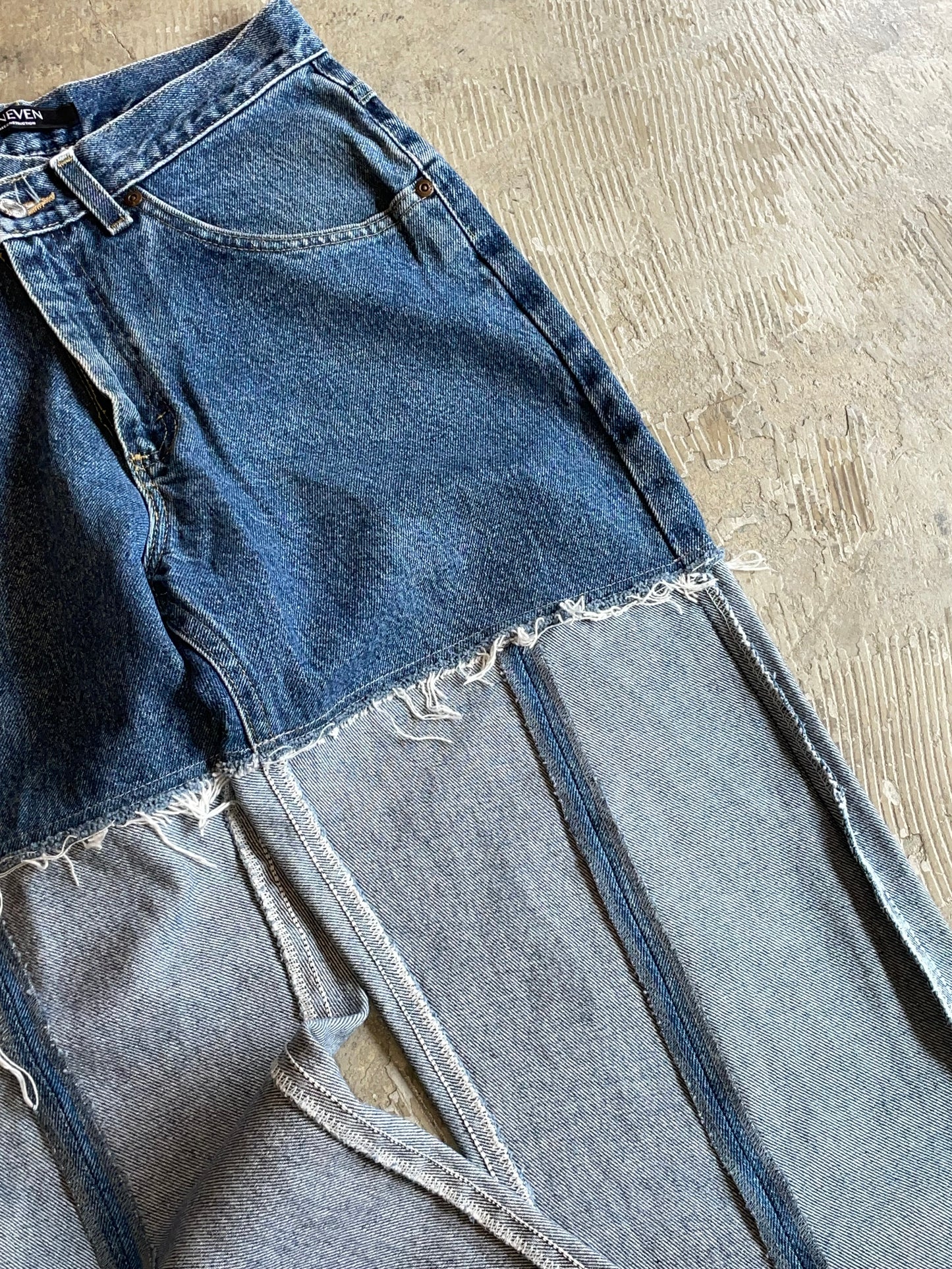 RE-013-04 / inside out straight denim【E】
