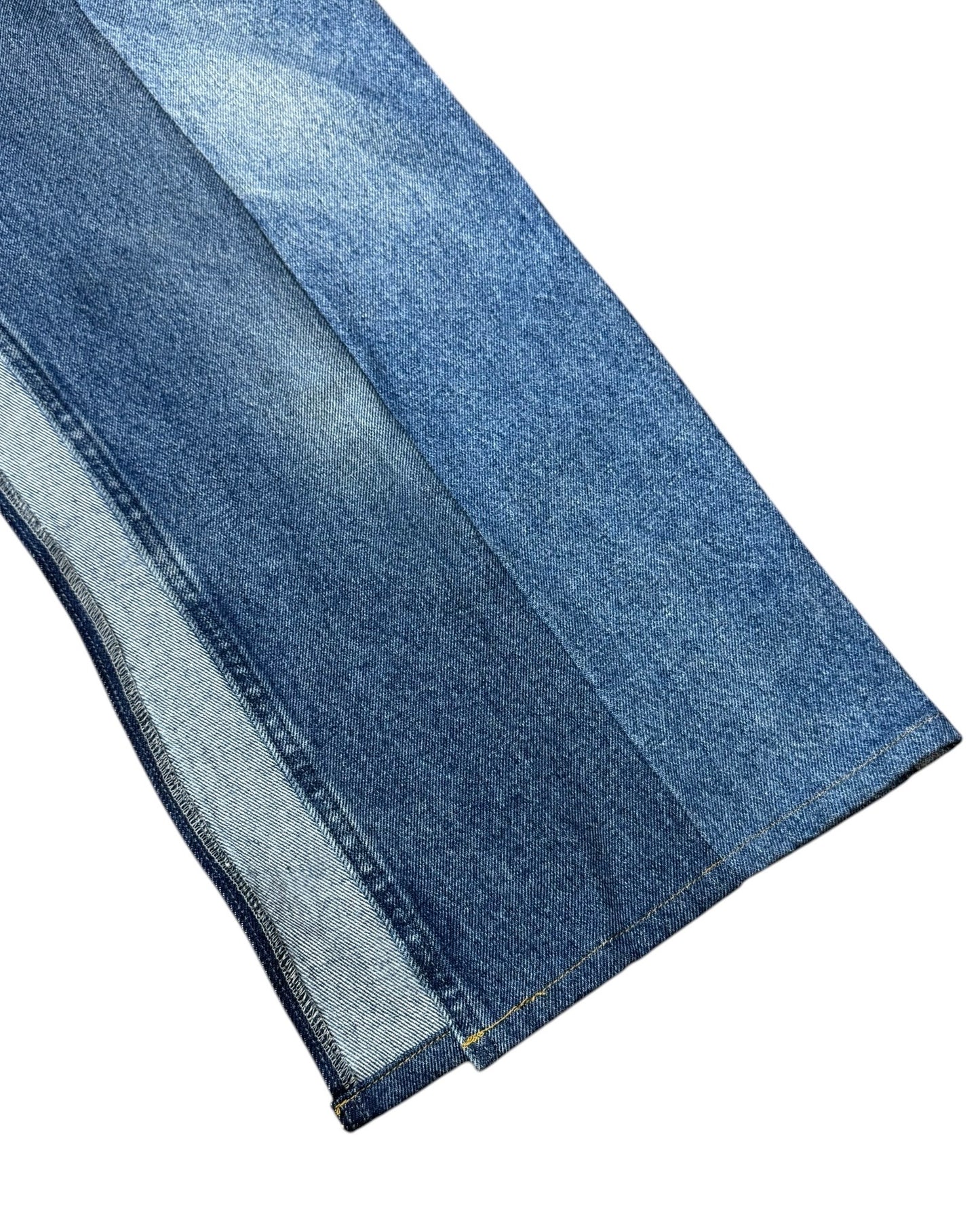 RE-028/asymmetry denim skirt【C】