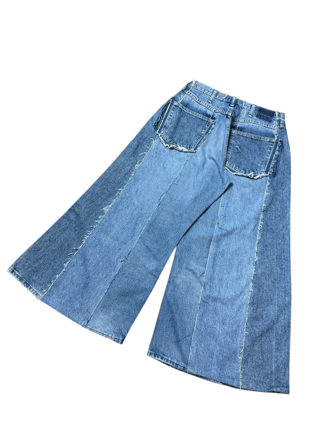 RE-017-01/rebuild hakama denim【C】