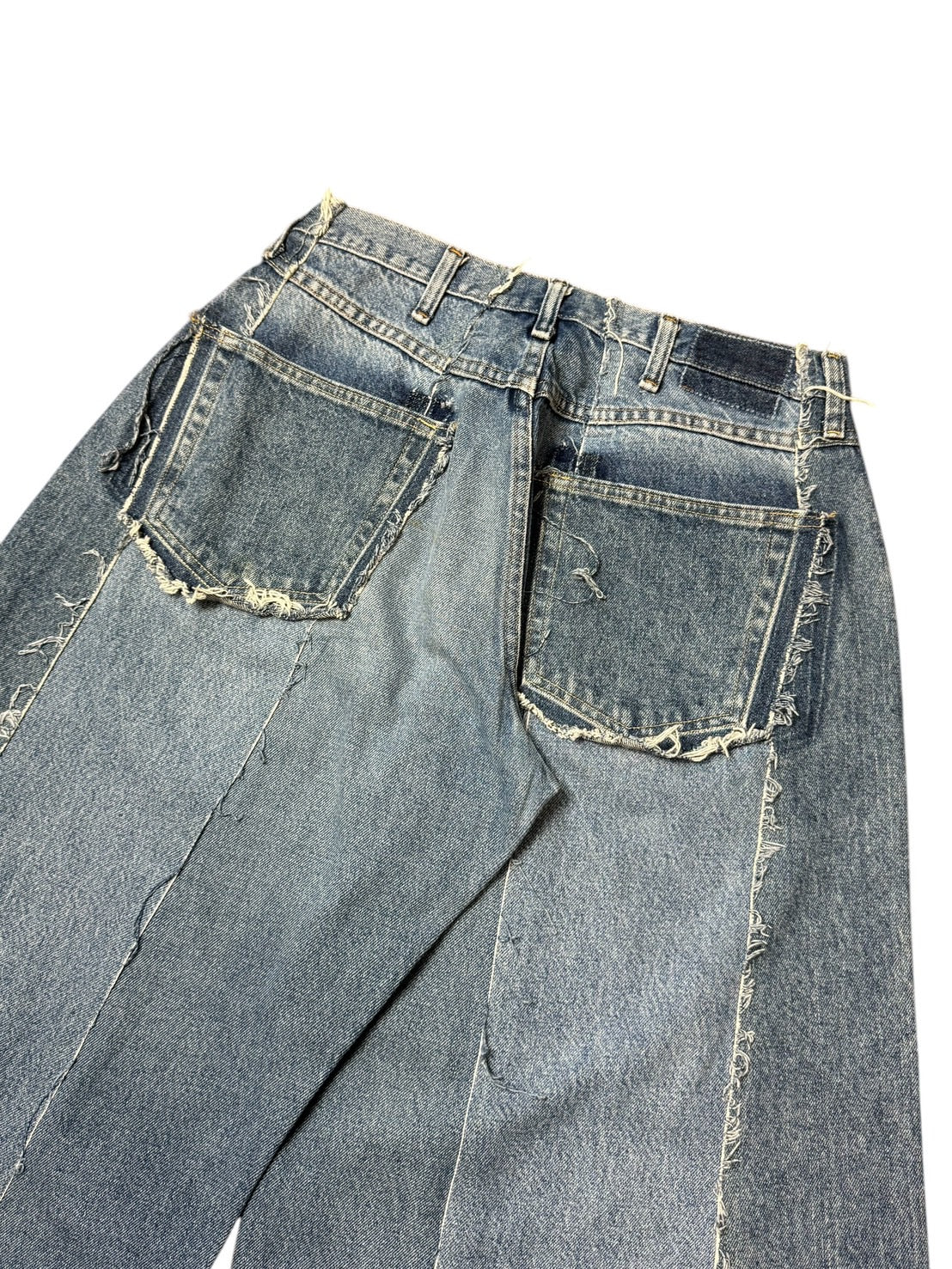 RE-017-01/rebuild hakama denim【C】