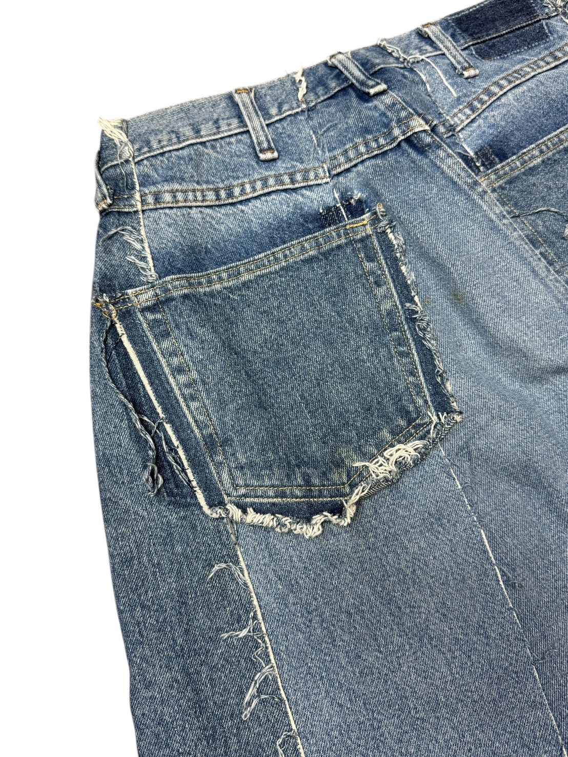 RE-017-01/rebuild hakama denim【C】