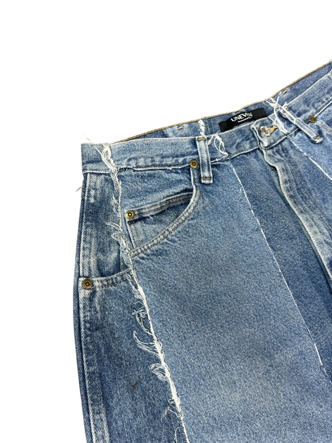 RE-017-01/rebuild hakama denim【C】