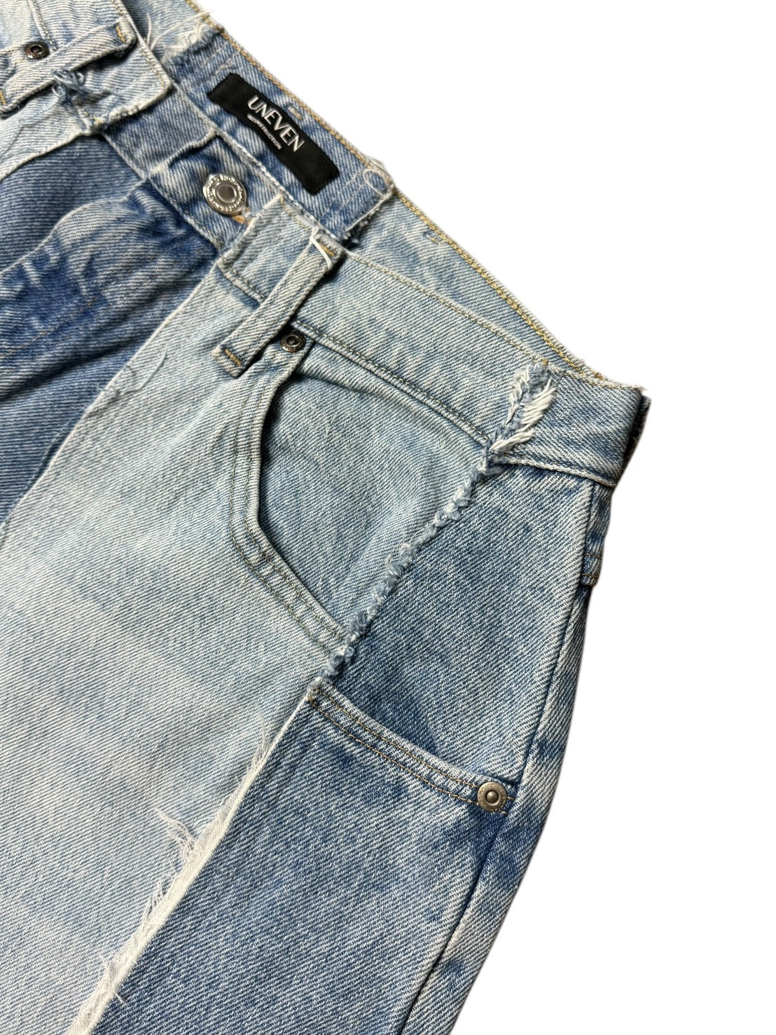 RE-017-01/rebuild hakama denim【D】