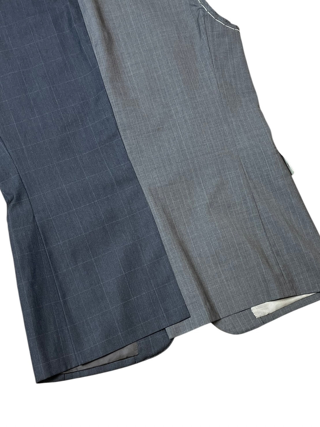 RE-015/hand stitch asymmetry vest【D】