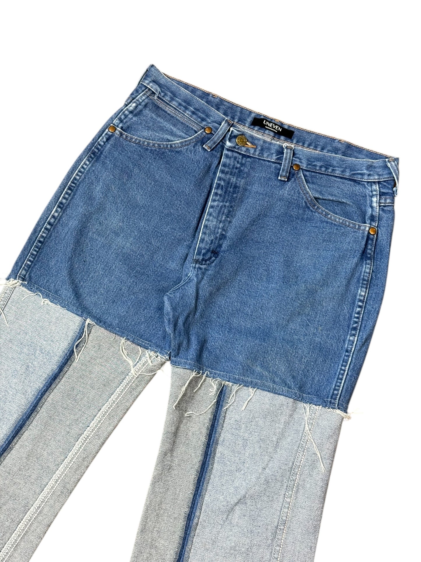 RE-013-04 / inside out straight denim【C】