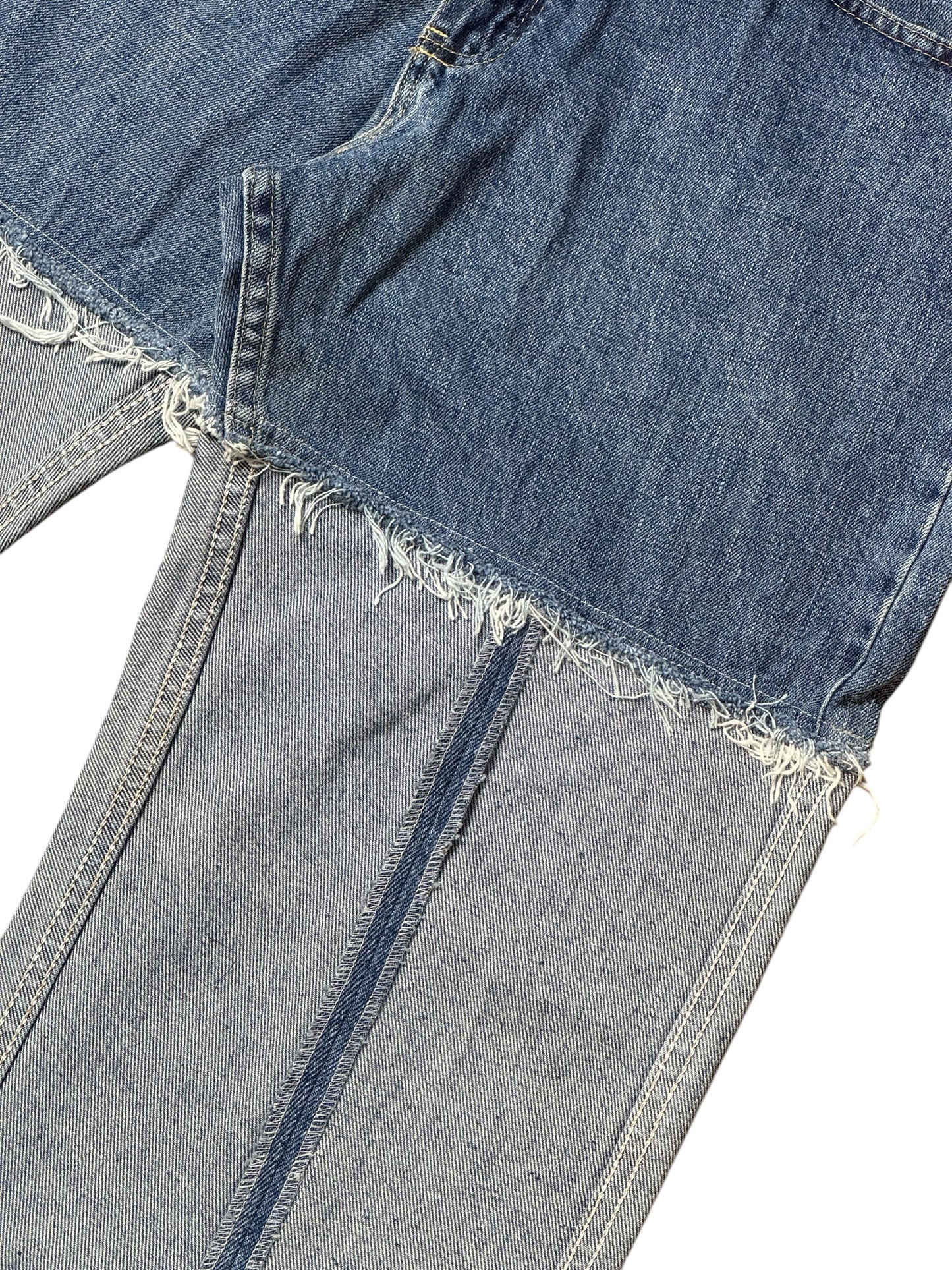 RE-013-05 / inside out straight denim【D】