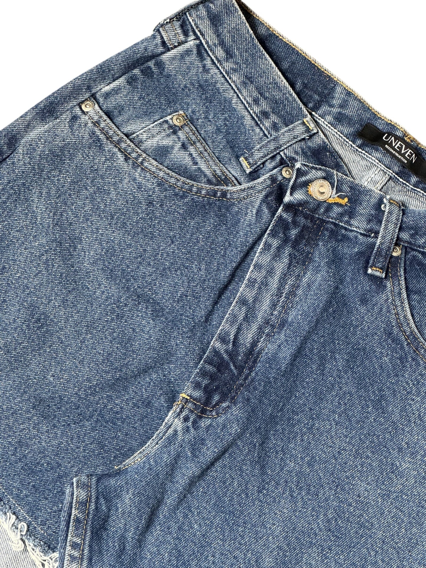 RE-013-05 / inside out straight denim【F】