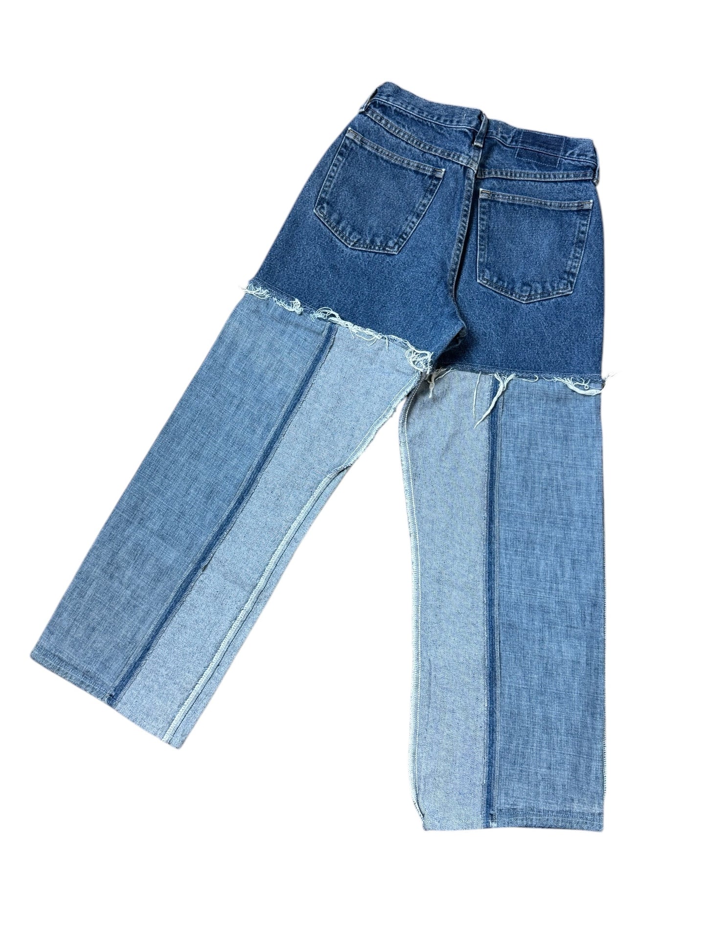 RE-013-05 / inside out straight denim【F】