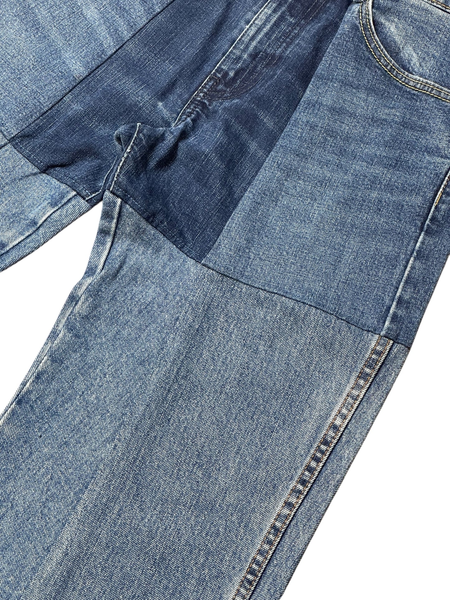 RE-004/4panel docking denim【A】