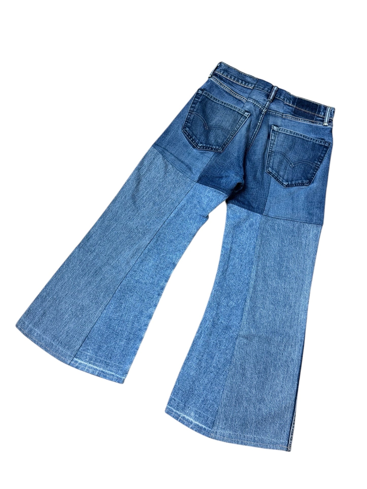 RE-004/4panel docking denim【A】